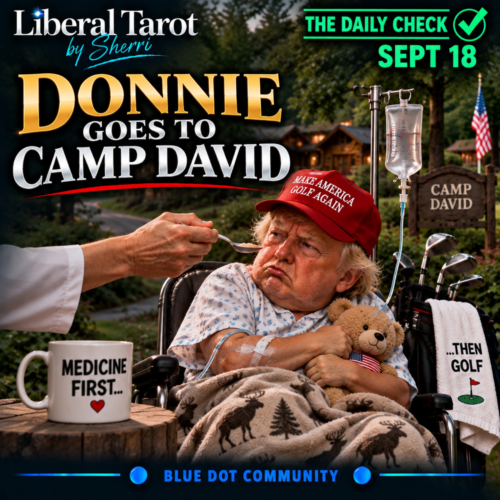 Daily ✅ 9.18.26 Donnie Goes to Camp David 🩺 & ⛳ episode artwork