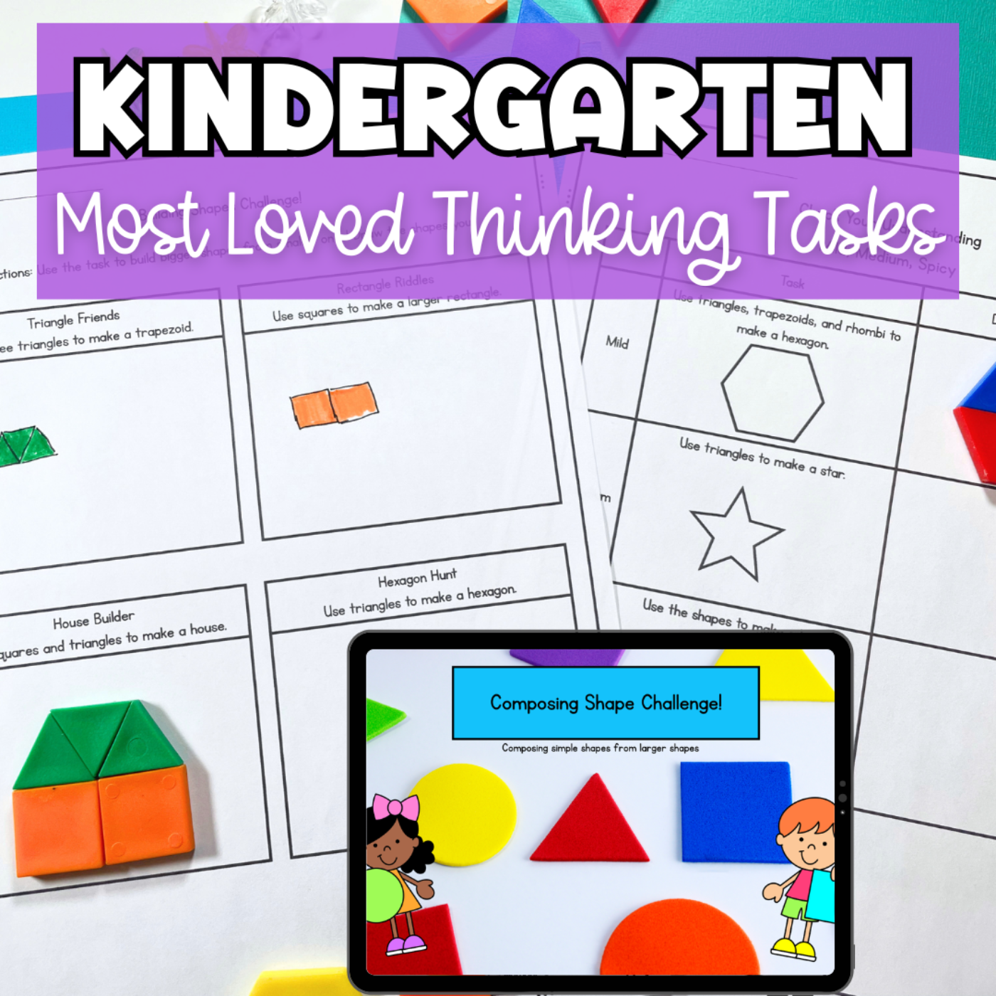 Ep 55: 5 Low-Floor High-Ceiling Math Tasks: Kindergarten Grade Building Thinking Classrooms Tasks episode artwork