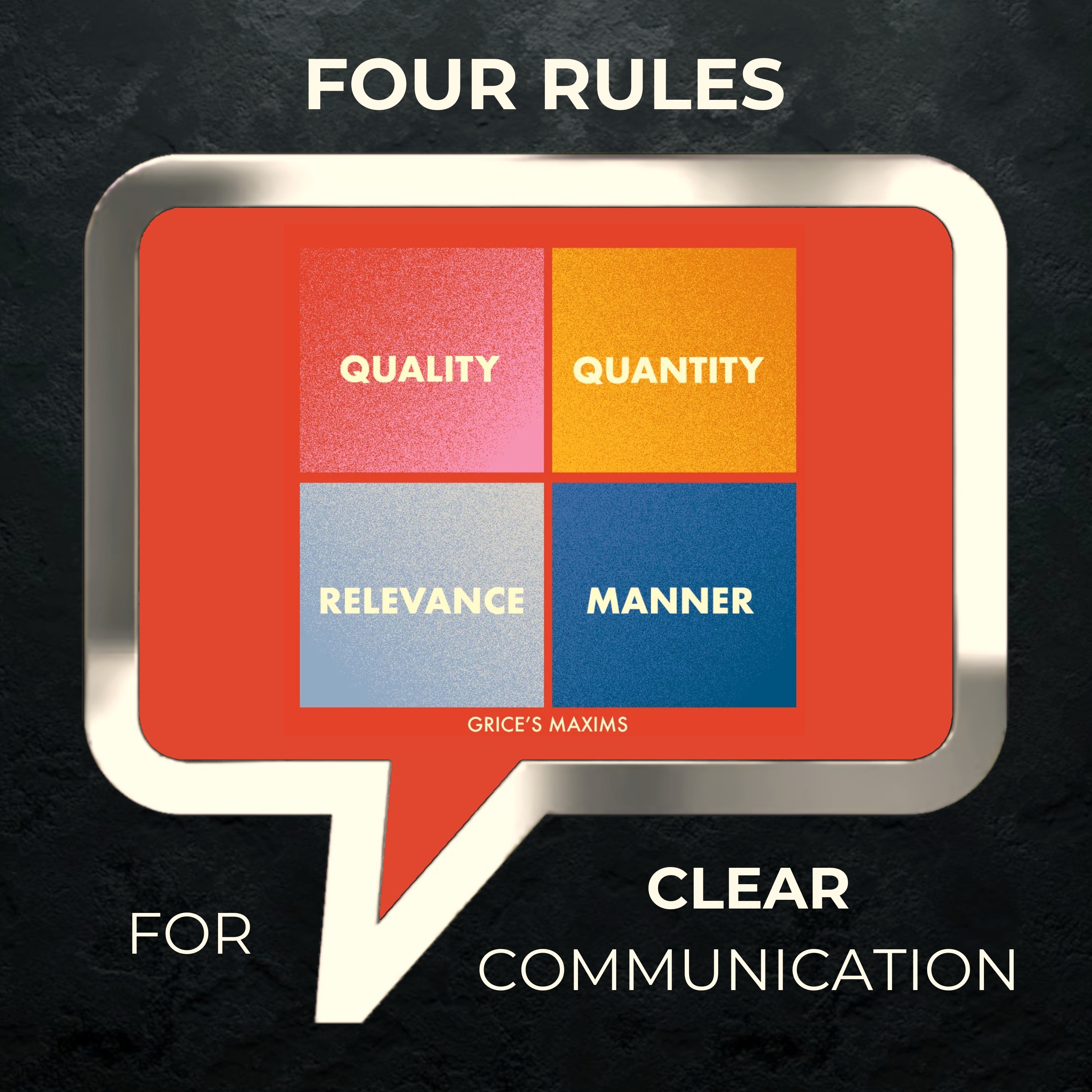 Four Rules for Clear Communication Four Rules for Clear Communication