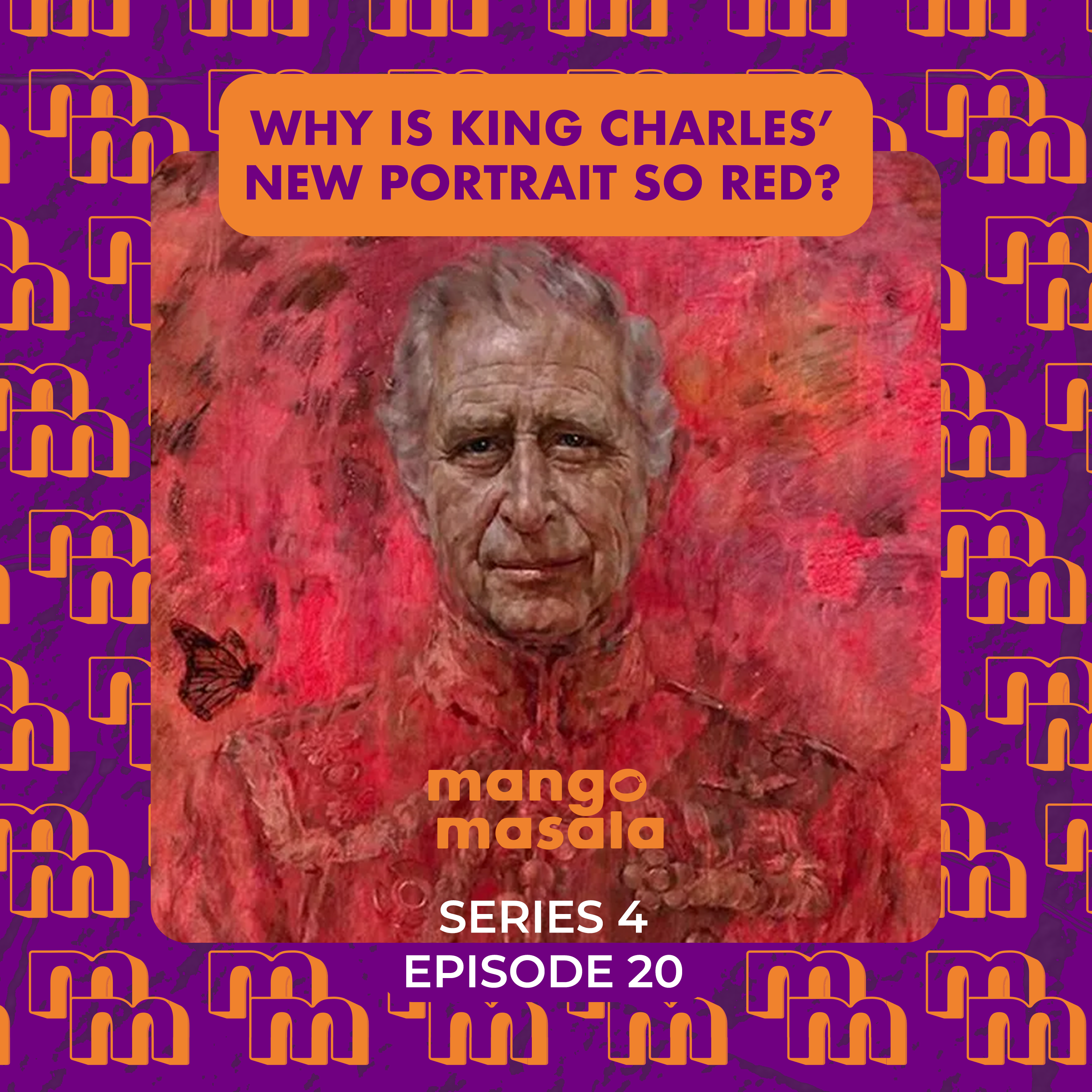 Why is King Charles' new portrait so red?