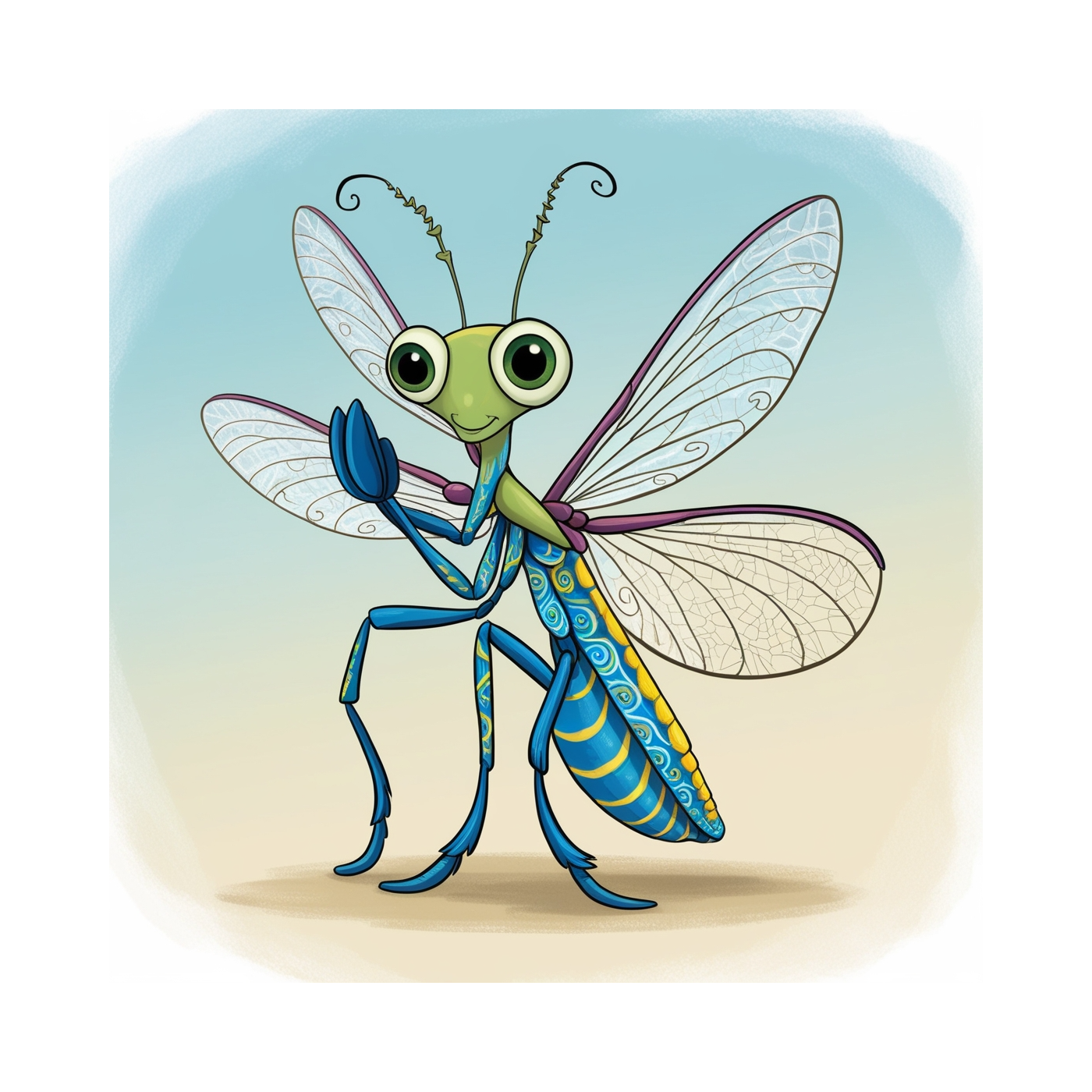 Manny the praying mantis episode artwork