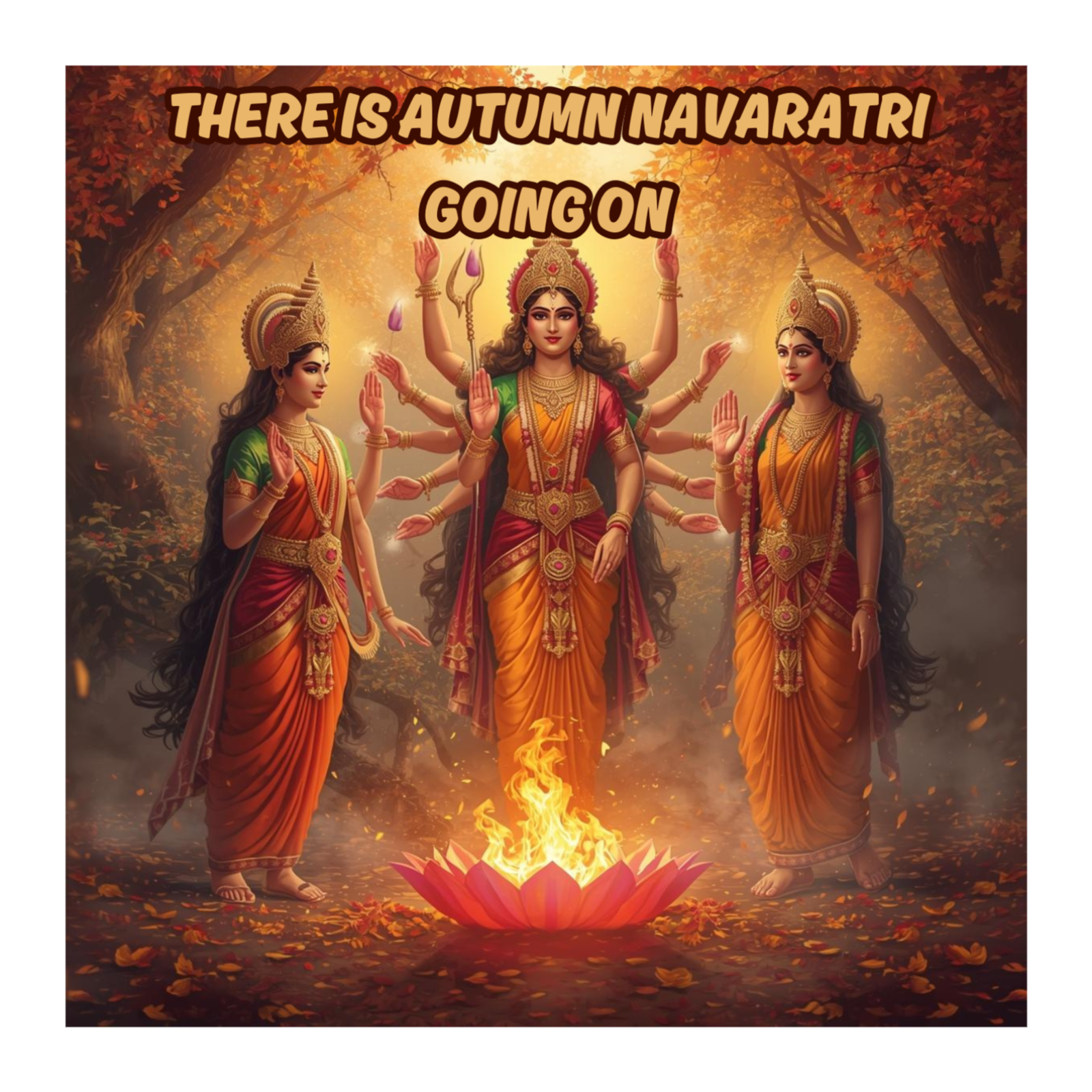 There is Autumn Navaratri Going On