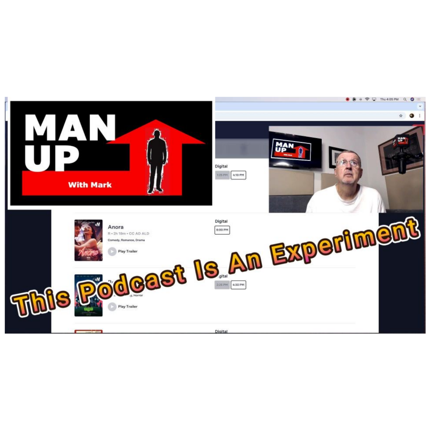 Man Up With Mark - Episode #90 - This Podcast Is An Experiment. episode artwork