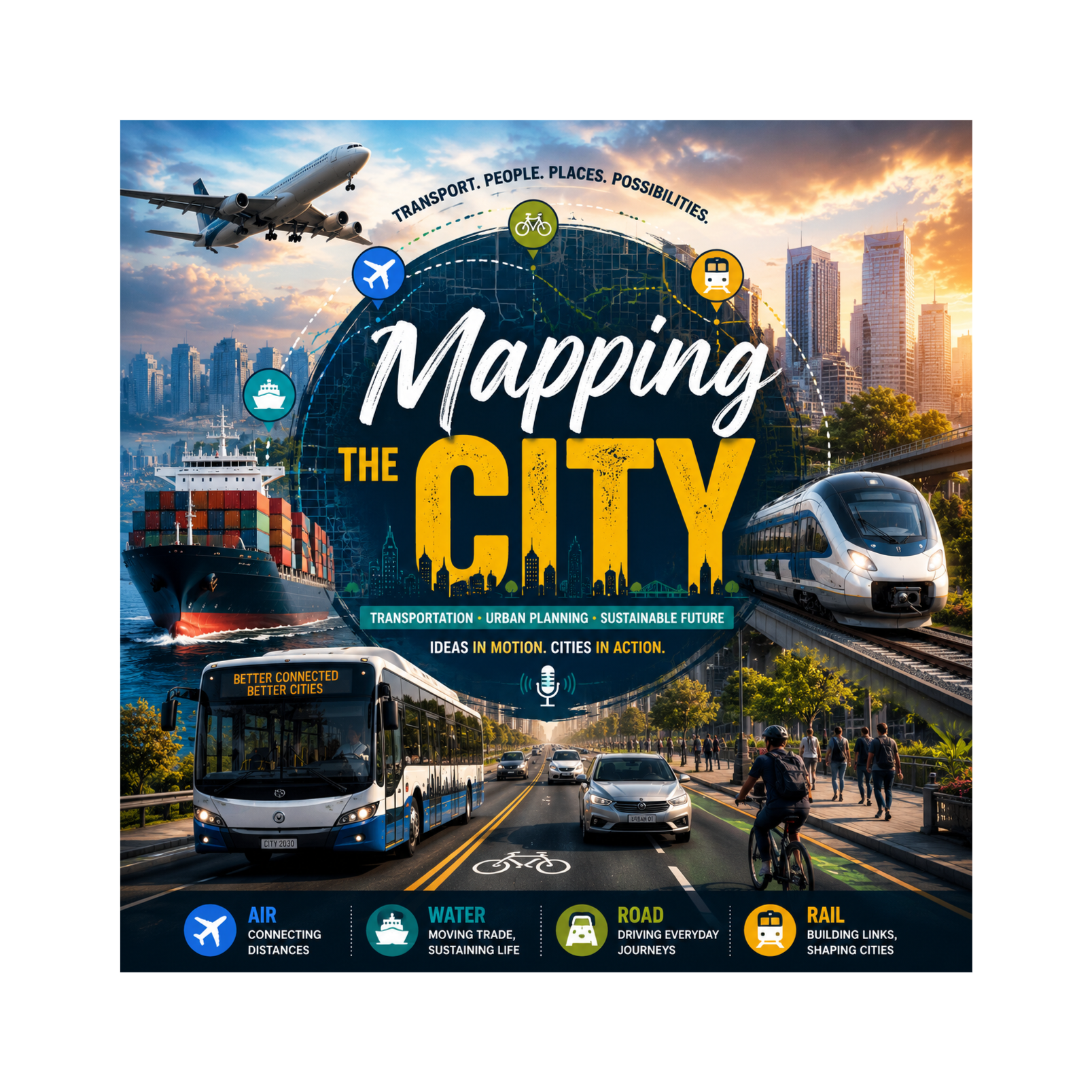 Mapping the CITY podcast artwork