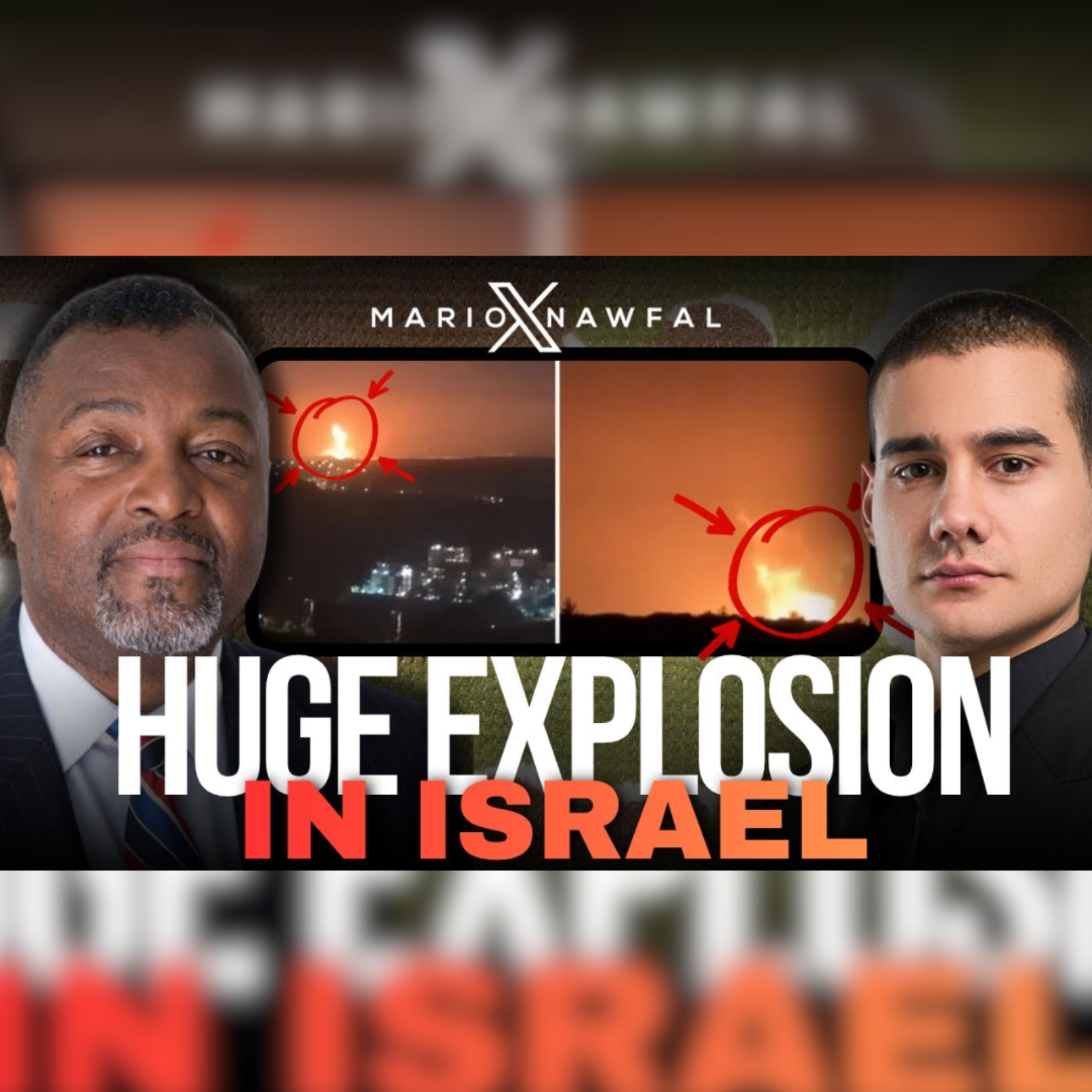 ISRAEL SAYS MASSIVE EXPLOSION "CONTROLLED DEMOLITION" - w/ Fmr. US Navy SCPO Malcolm Nance episode artwork