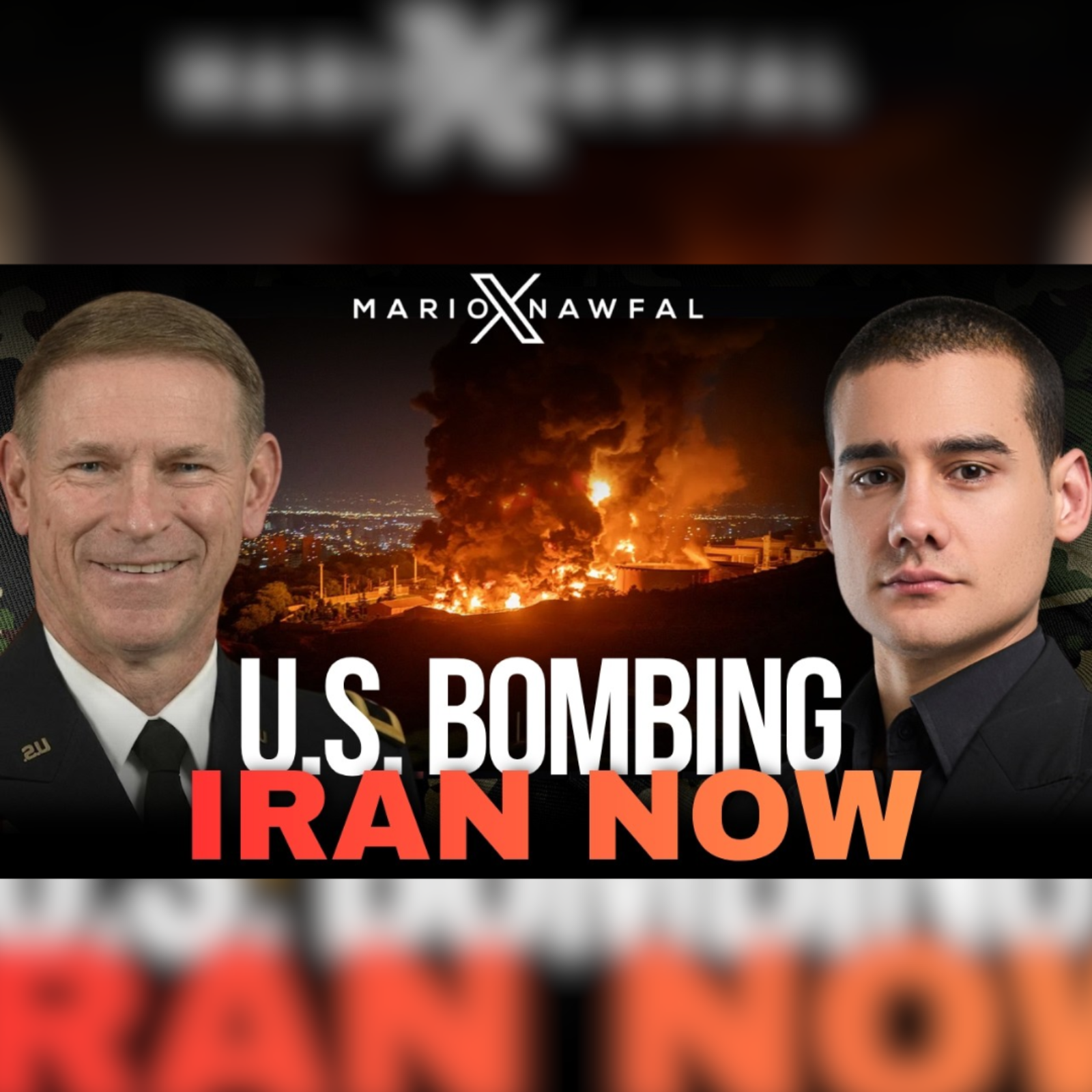 BREAKING: EXPLOSIONS IN TEHRAN AS U.S. BOMBS IRAN - w/ General Randy Manner