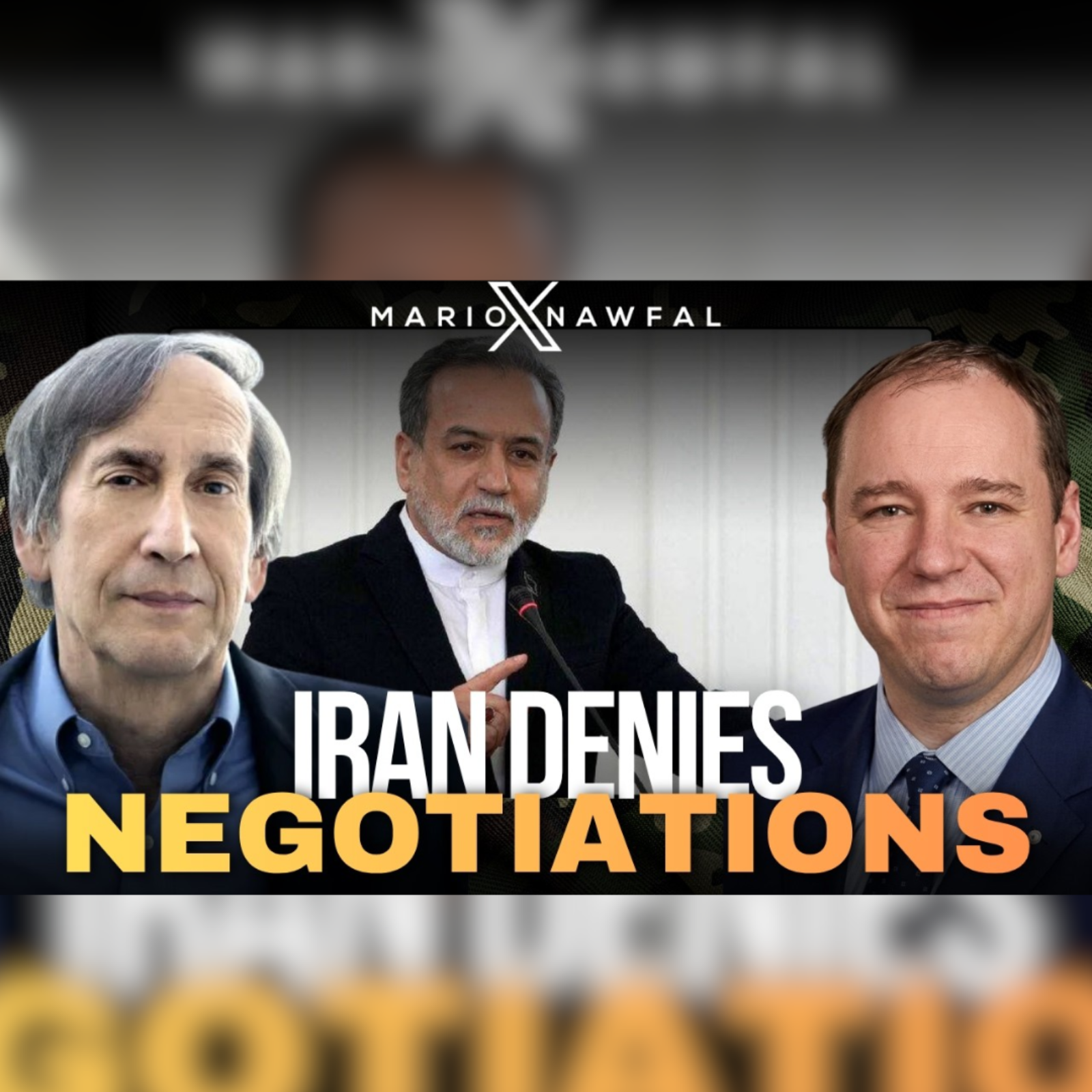 ARAGHCHI: "WE HAVE NO NEGOTIATIONS WITH AMERICA" — w/ Fmr. Negotiator Aaron David Miller