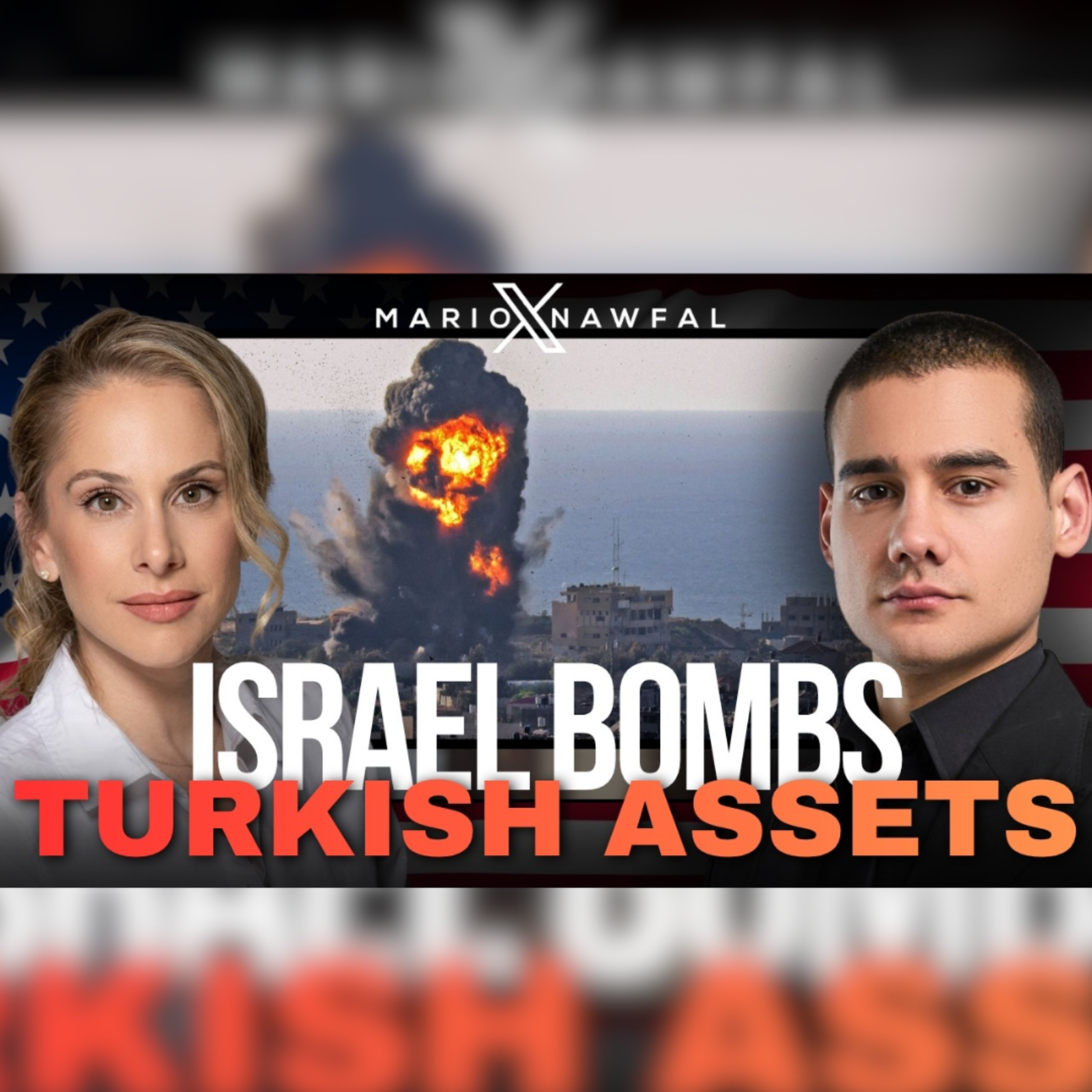 BREAKING: ISRAEL BOMBS TURKISH MILITARY ASSETS IN SYRIA - w/ Ana Kasparian episode artwork