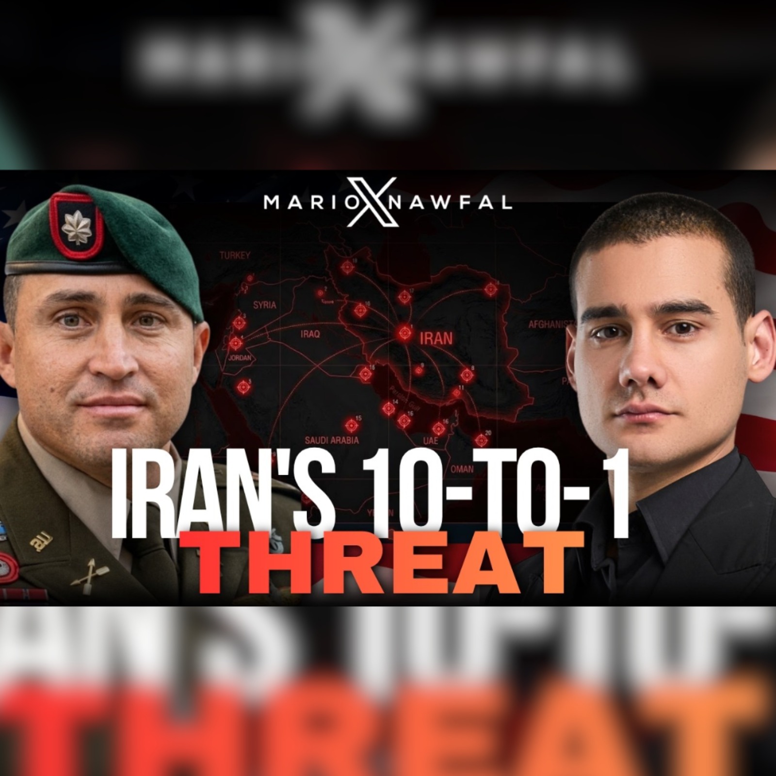 IRAN VOWS TO HIT 20 TARGETS FOR EVERY 2 OR 3 THE U.S. STRIKES – w/ Lt. Col. Anthony Aguilar episode artwork