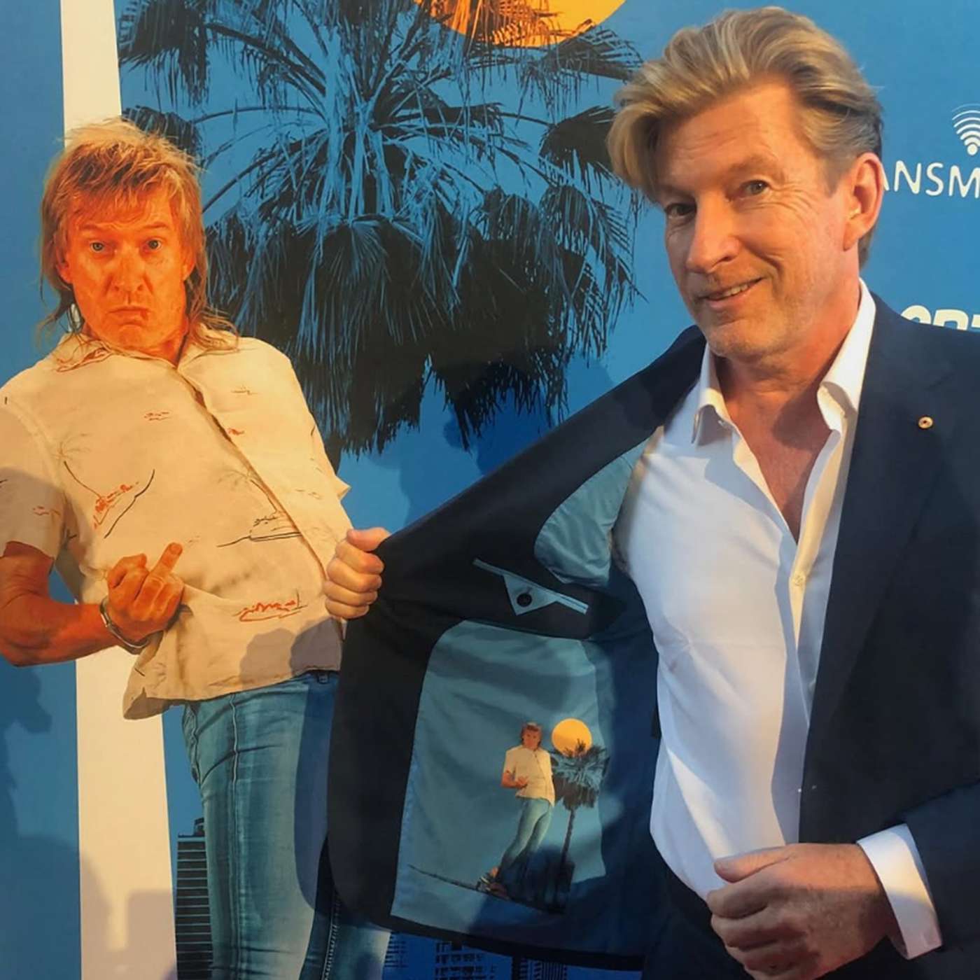 After 20 years David Wenham is back in thongs for “Spit” episode artwork