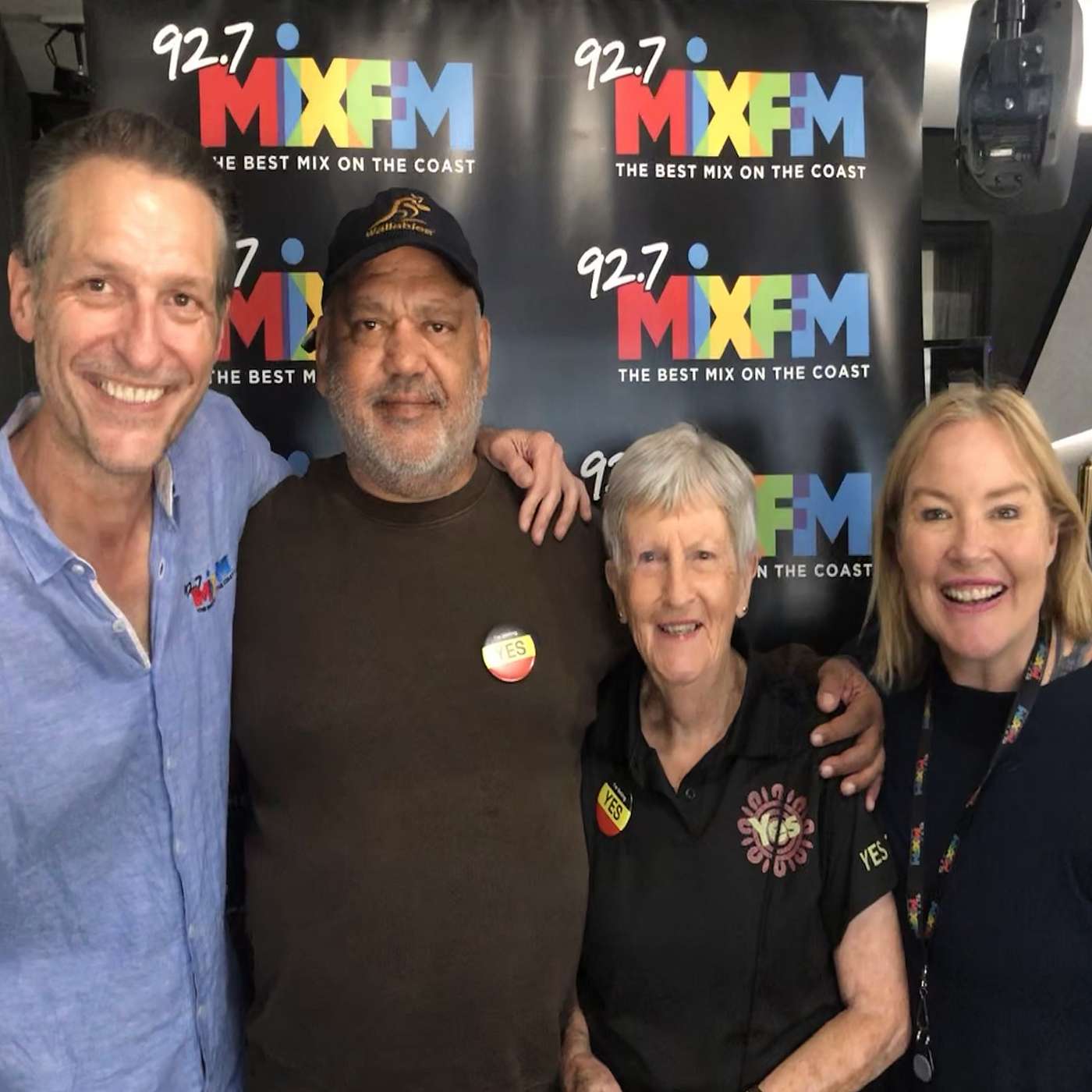 Noel Pearson with 82-year-old Margaret Landbeck who walking 82 km to support #yes23 episode artwork