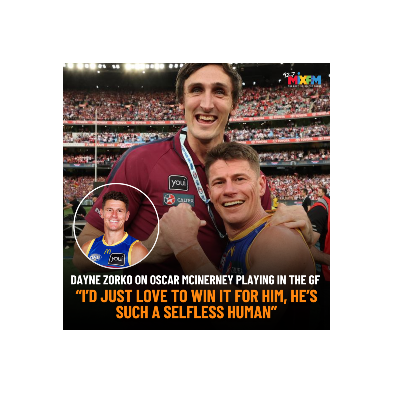 Dayne Zorko on Oscar McInerney's Chance at the GF! episode artwork
