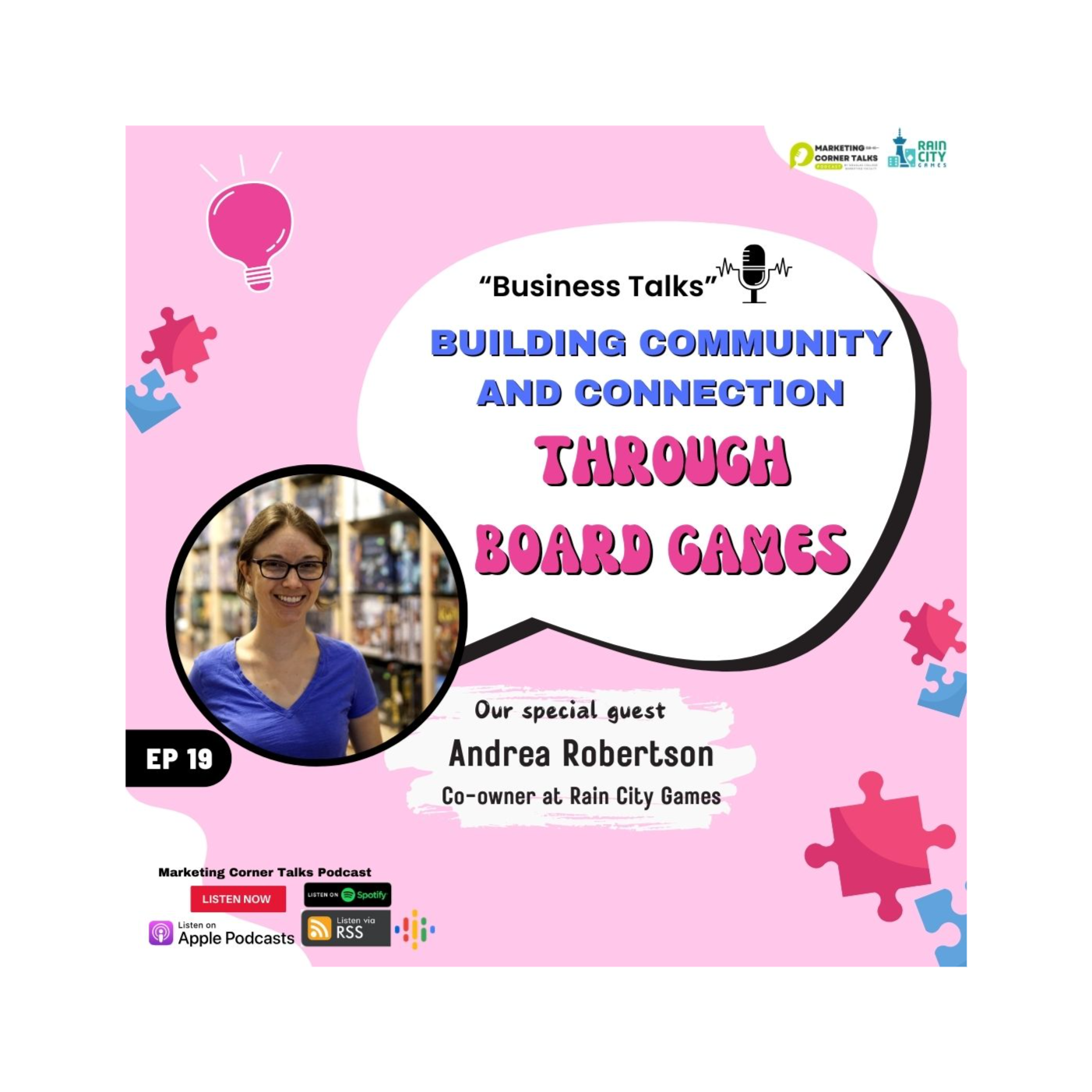 Marketing Corner Talks