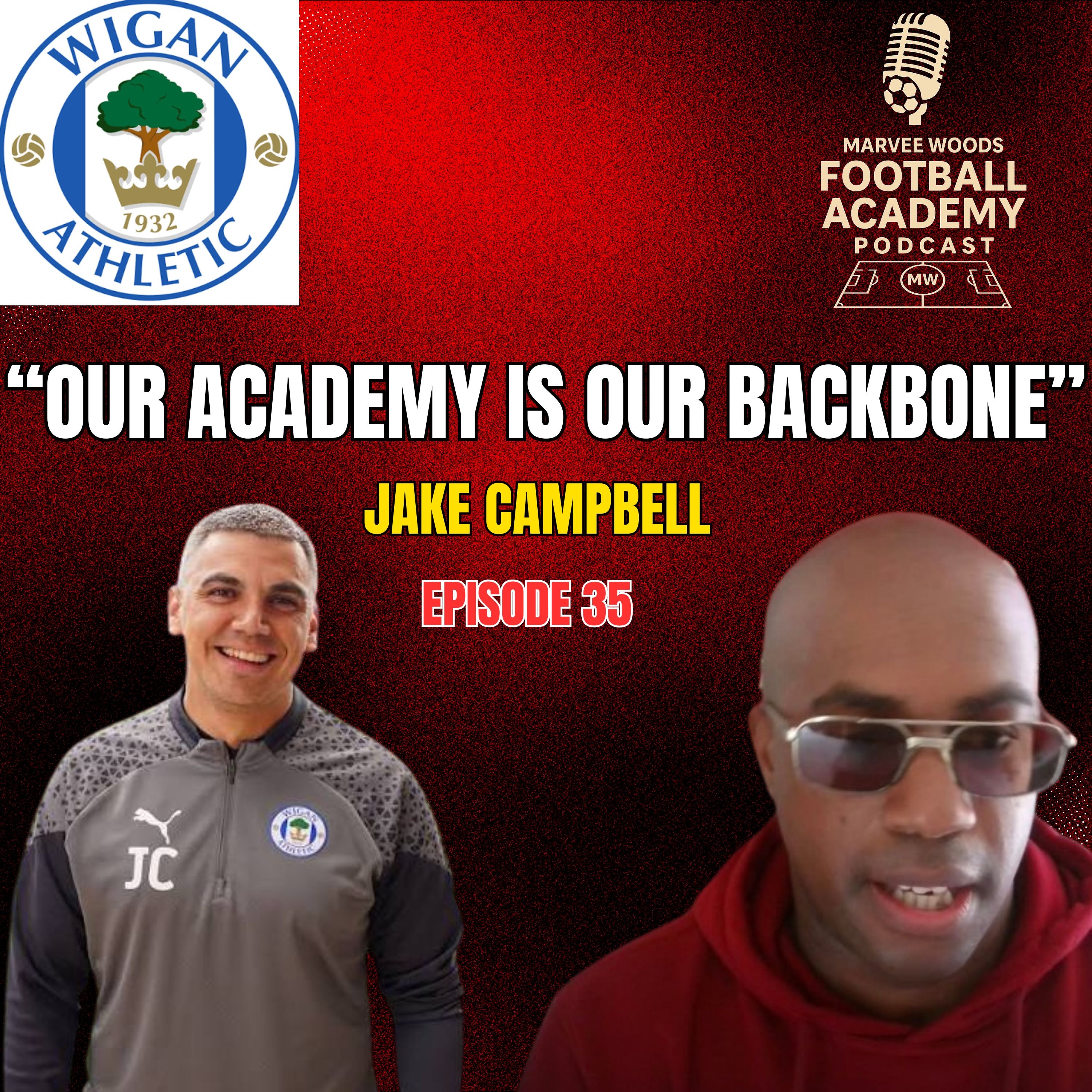 Wigan Athletic Academy Manager - Jake Campbell ("Our Academy Is Our Backbone") - Episode 35