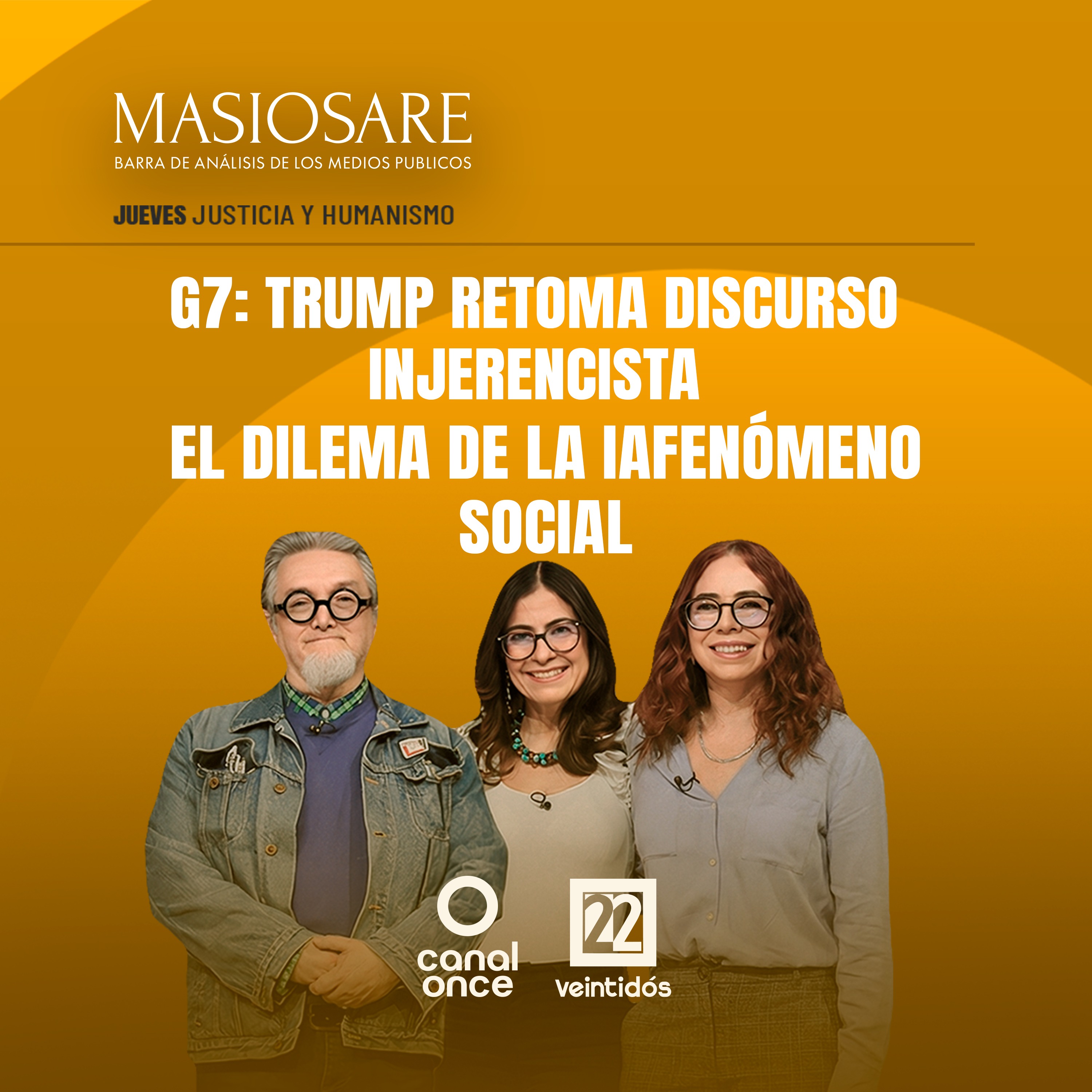 MASIOSARE - G7: TRUMP RETOMA DISCURSO INJERENCISTA episode artwork