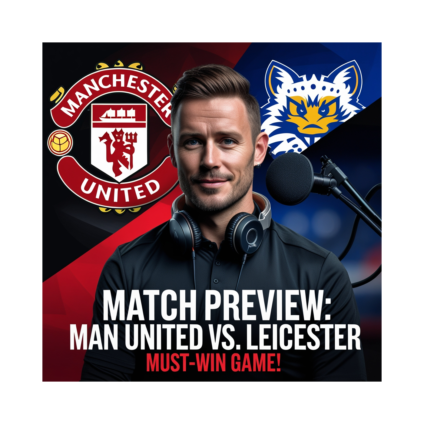 Match Preview - Manchester United vs Leicester 16/03/2025 podcast artwork