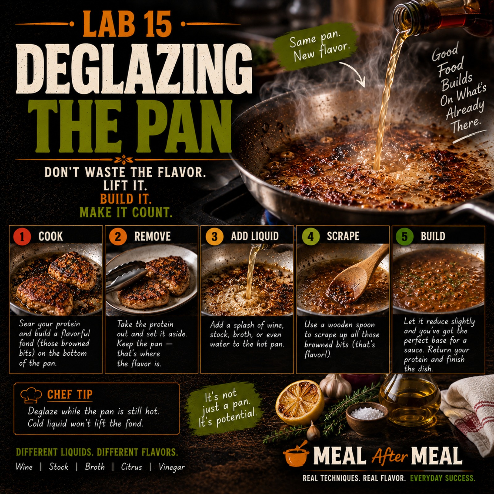 Lab 15: Deglazing The Pan, Don't Waste The Flavor episode artwork