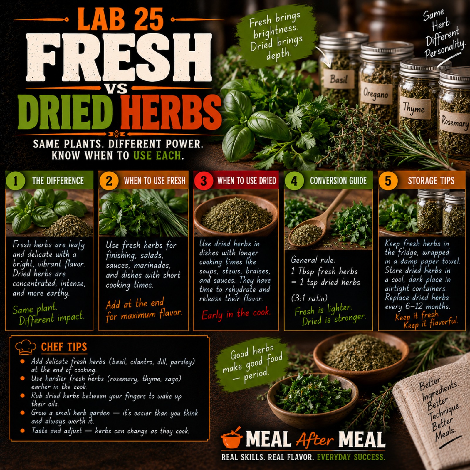 Lab 25: Fresh Herbs vs Dried Herbs episode artwork