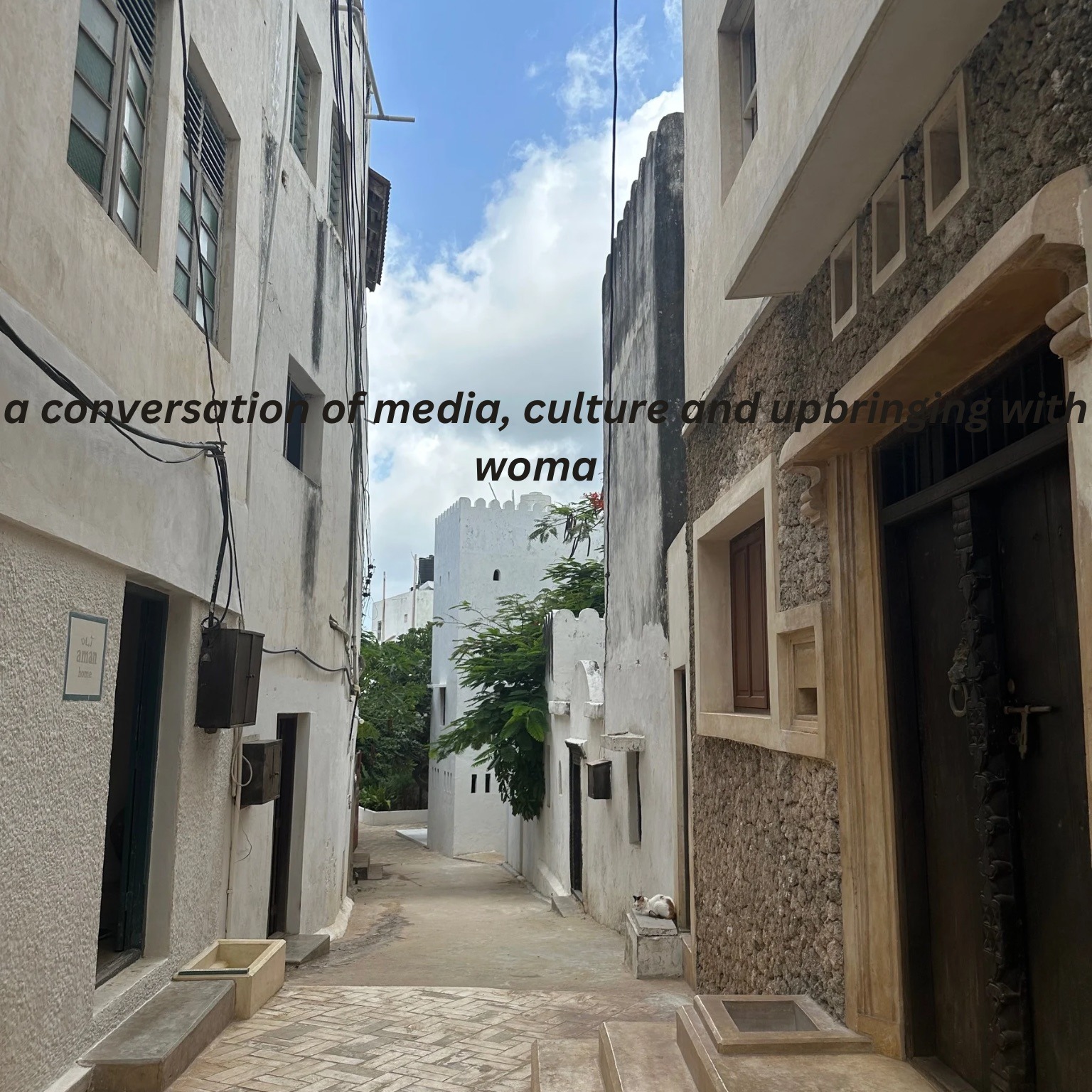a conversation of media, culture and upbringing with woma episode artwork