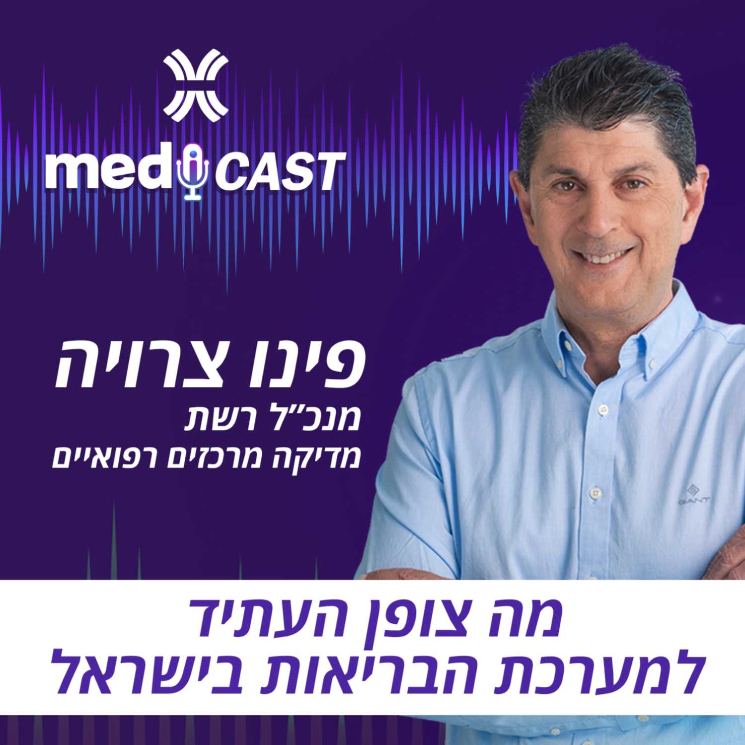 פנחס צרויה: מנכ"ל מדיקה רשת מרכזים רפואיים בראיון לטלי מץ פודקאסט מדיקה episode artwork