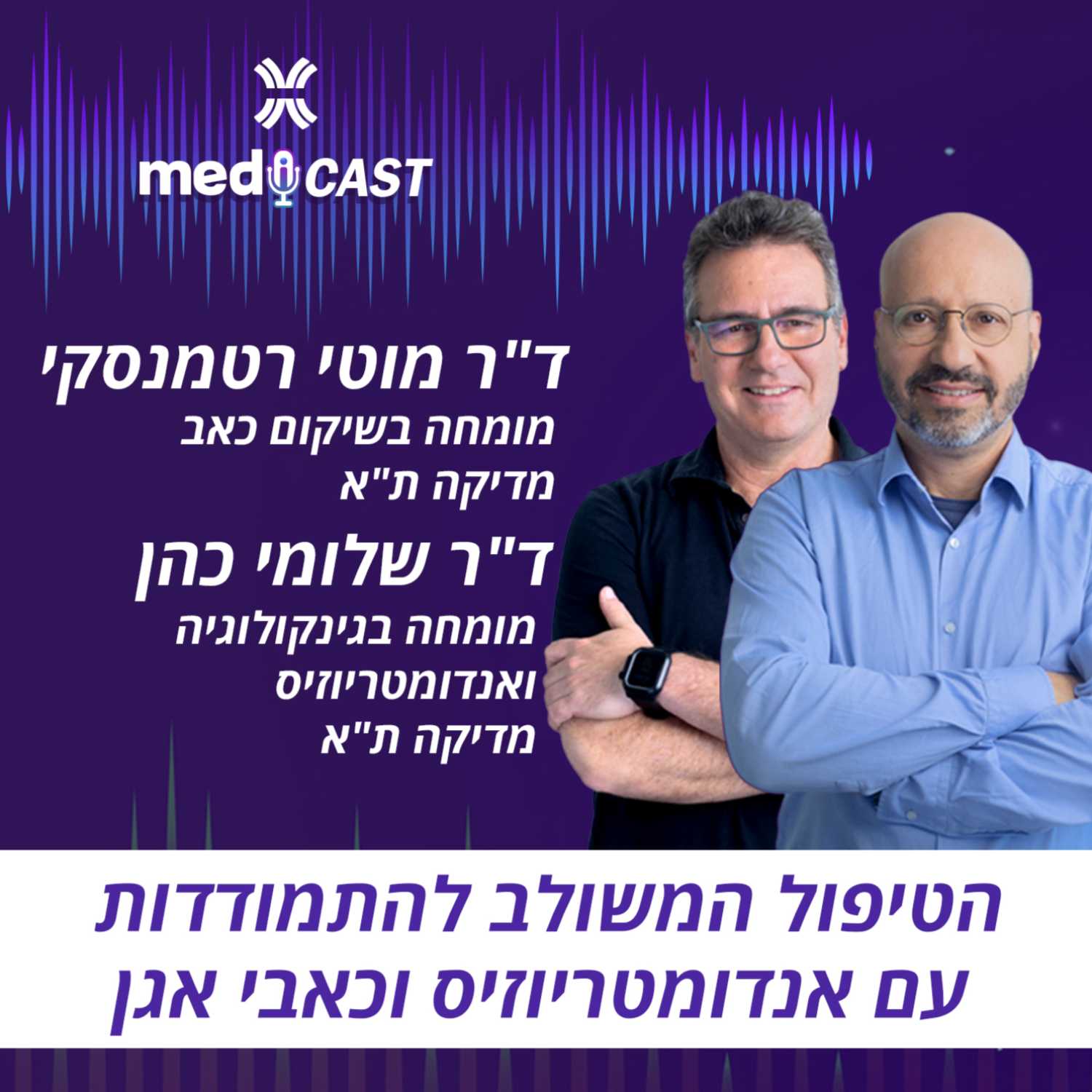 הטיפול המשולב להתמודדות עם אנדומטריוזיס וכאבי אגן - ד"ר מוטי רטמנסקי וד"ר שלומי כהן episode artwork