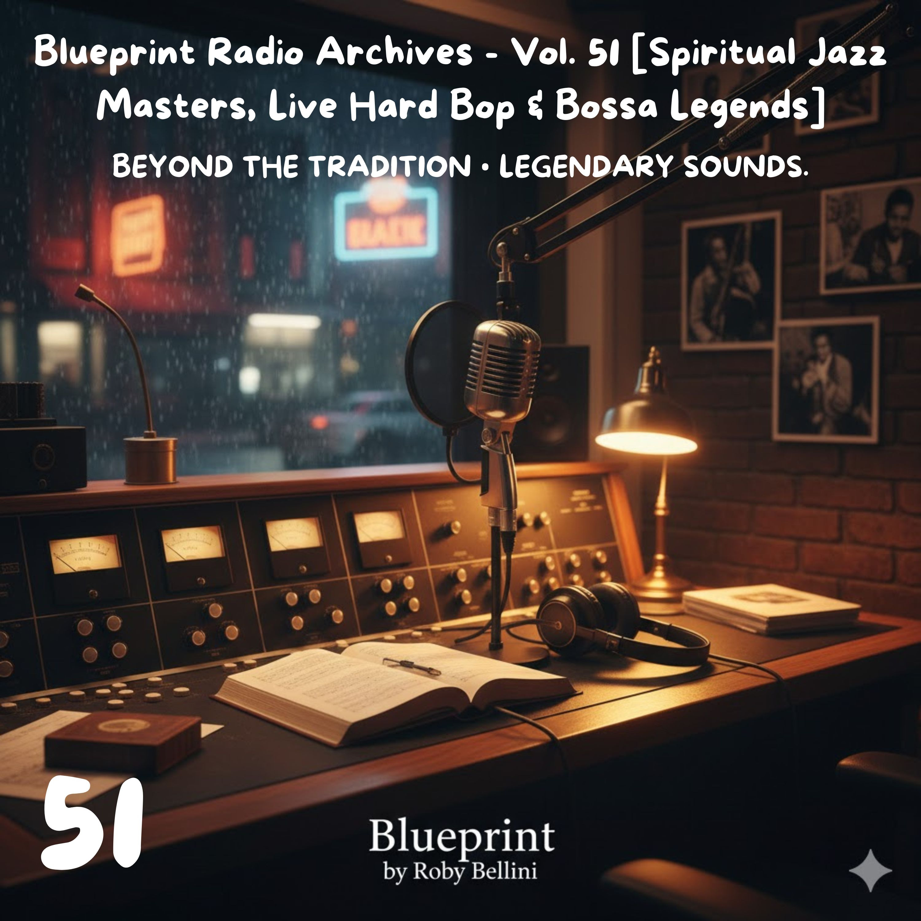 Blueprint Radio Archives - Vol. 51 [Spiritual Jazz Masters, Live Hard Bop & Bossa Legends] episode artwork