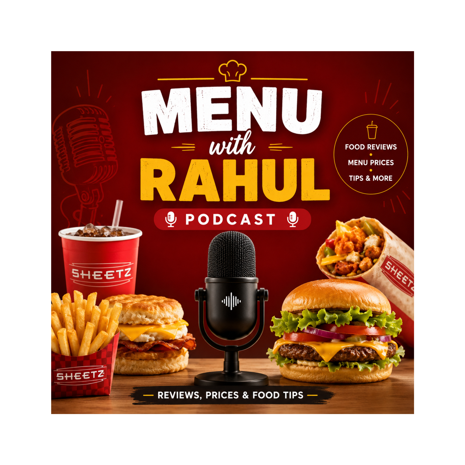 Menu with Rahul
