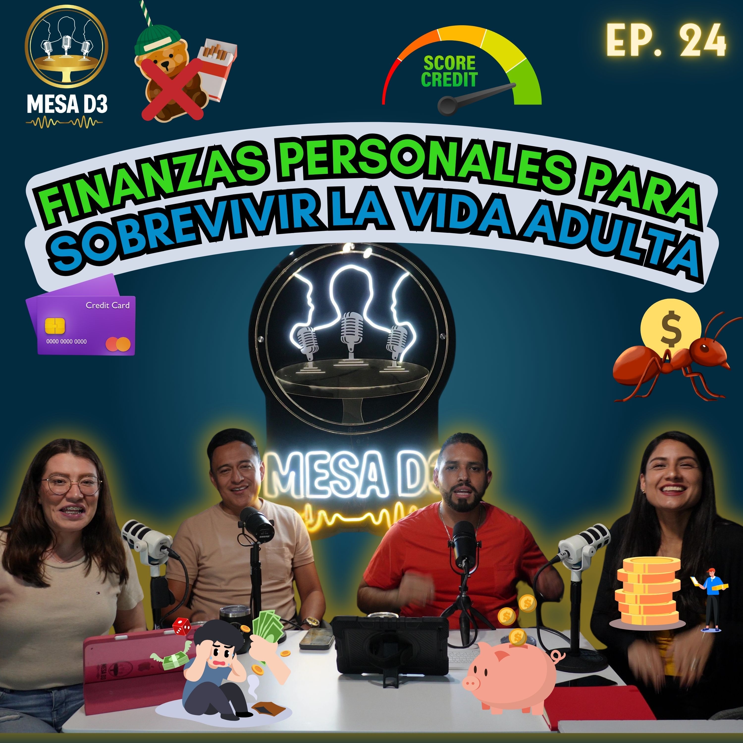 EP24– FINANZAS personales para SOBREVIVIR la vida ADULTA episode artwork