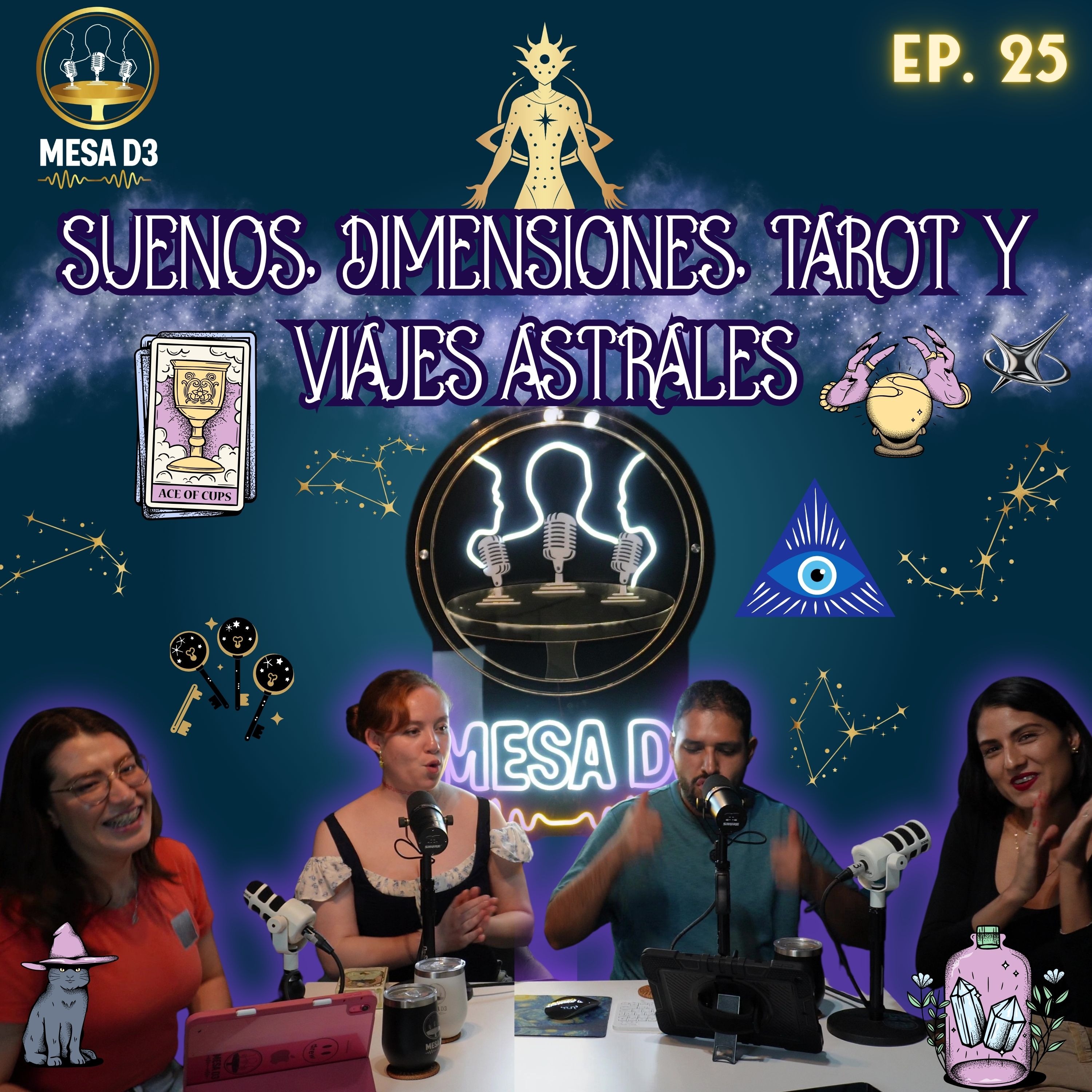 EP25 – ¿Y si esta no fuera la única REALIDAD? | SUEÑOS, DIMENSIONES, TAROT y Viajes ASTRALES. episode artwork