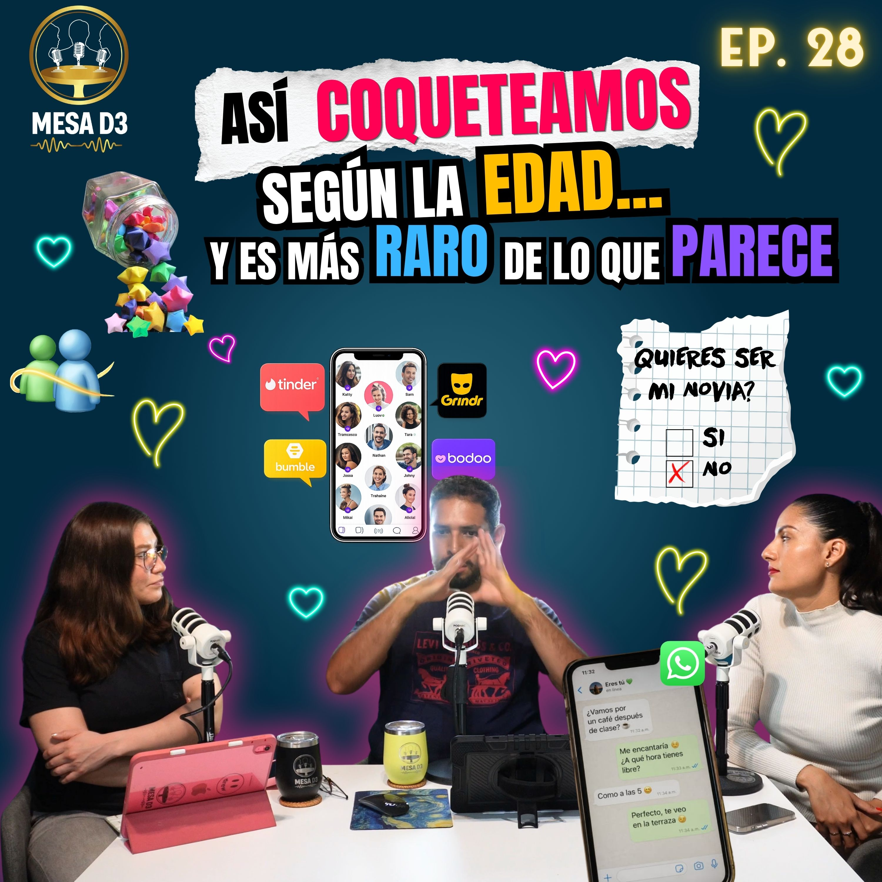 EP28 - Así COQUETEAMOS según la EDAD… y es mas RARO de lo que PARECE episode artwork