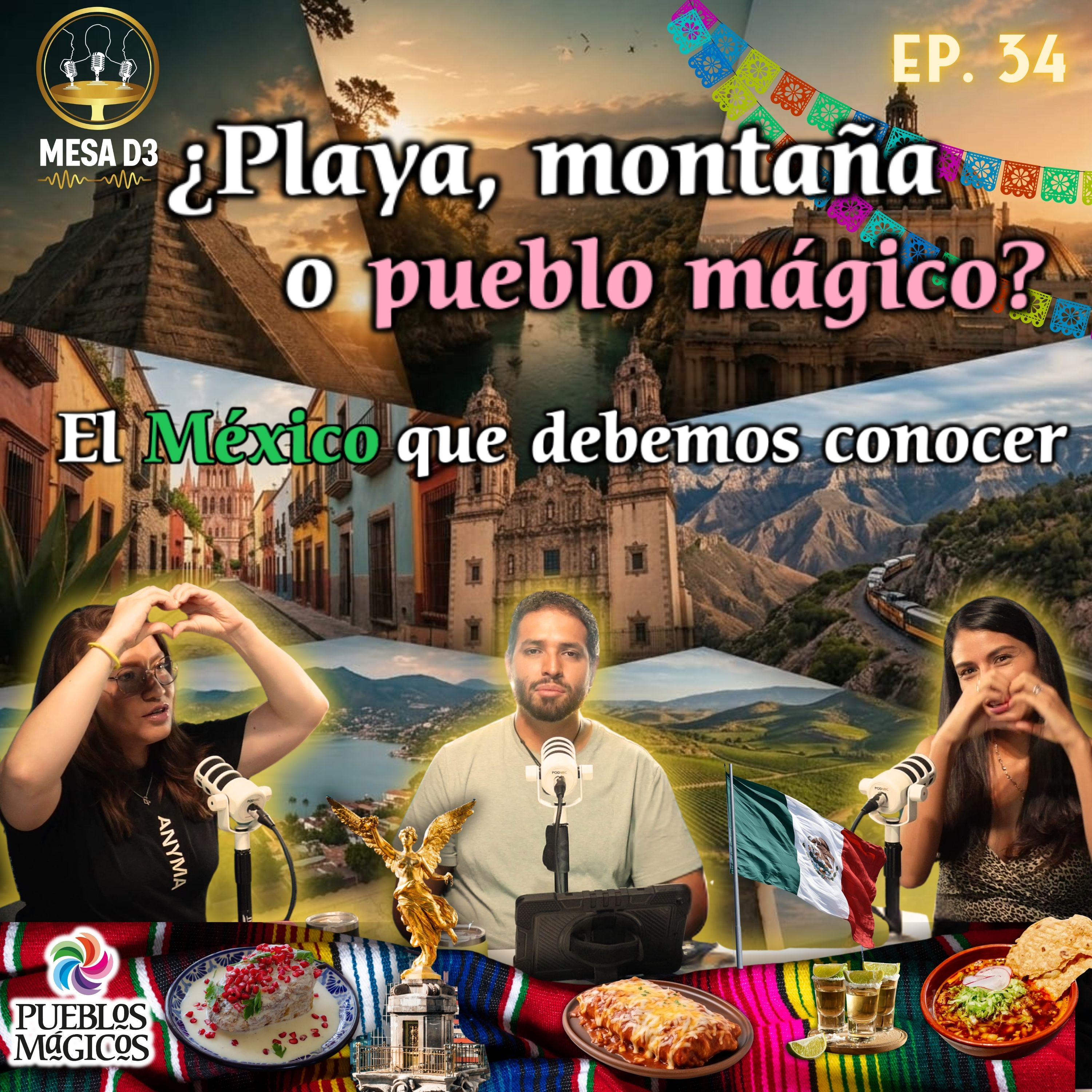  EP34 - AVENTURAS, PAISAJES  y LUGARES que tienes que conocer en MÉXICO. episode artwork