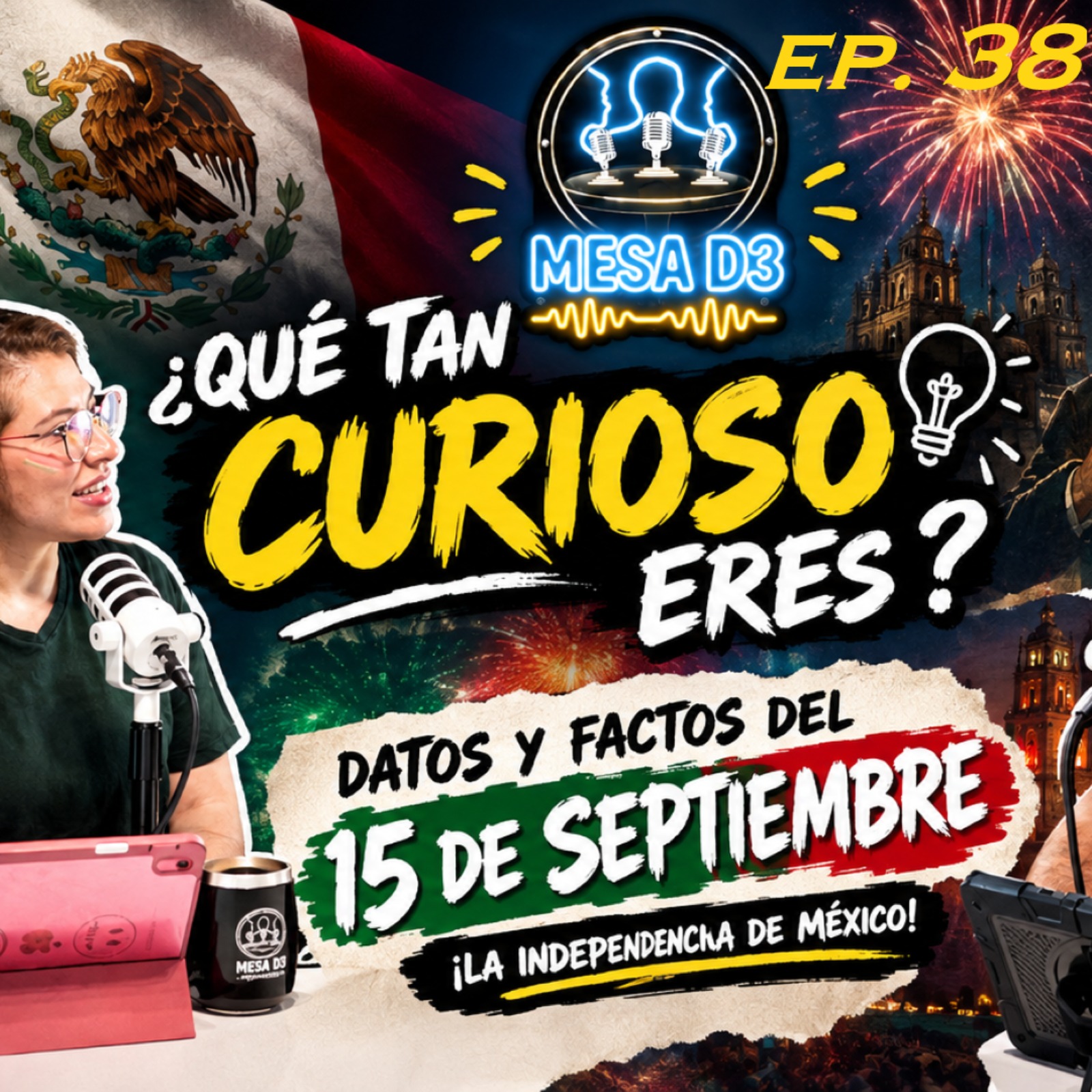 EP38 - DATOS y CURIOSIDADES del 15 - 16 de Septiembre (Independencia México) 🇲🇽 episode artwork