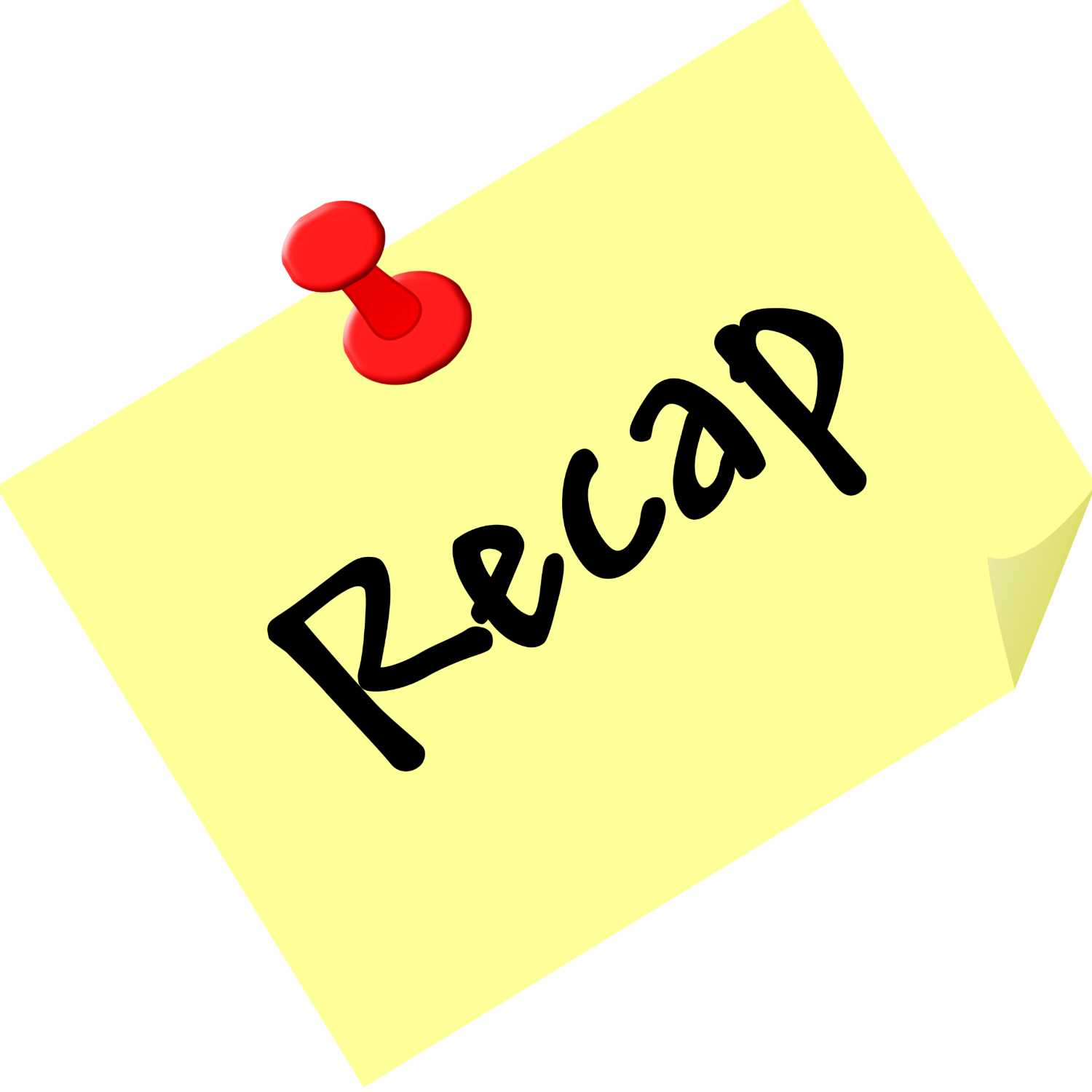 Weekly Recap