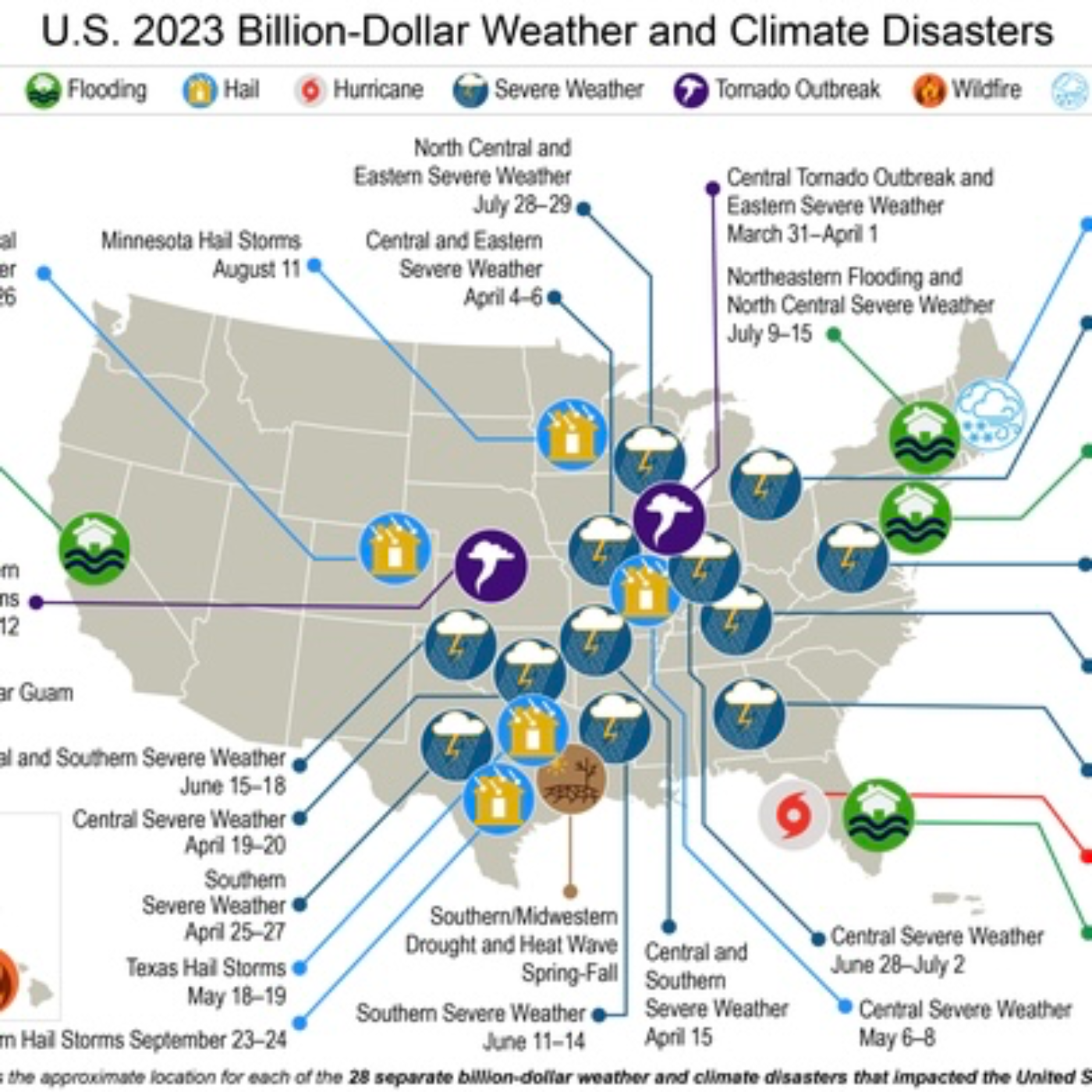 More Billion Dollar Disasters Like Hurricanes Aided by Population Shift
