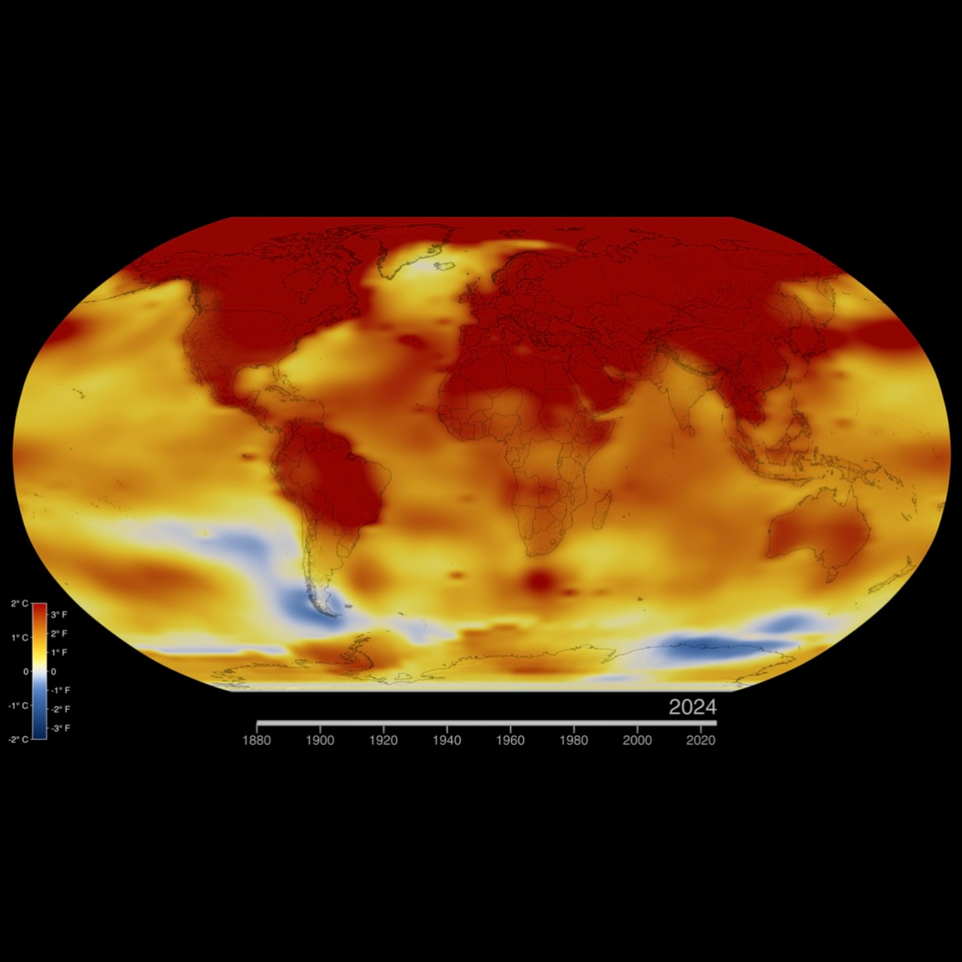 2024: HOTTEST Year on Record Exceeds 1.5°C Threshold
