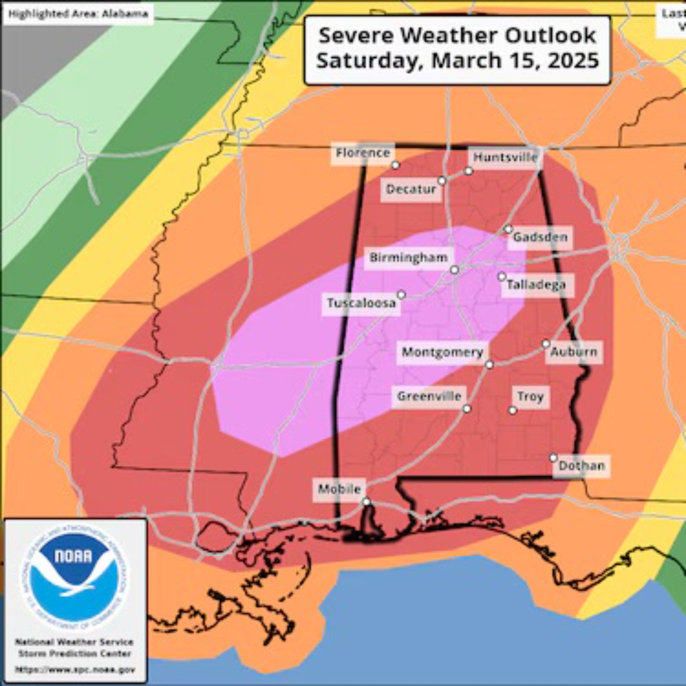 Tornado Outbreak: Rare Level 5 “High Risk” for Severe Weather