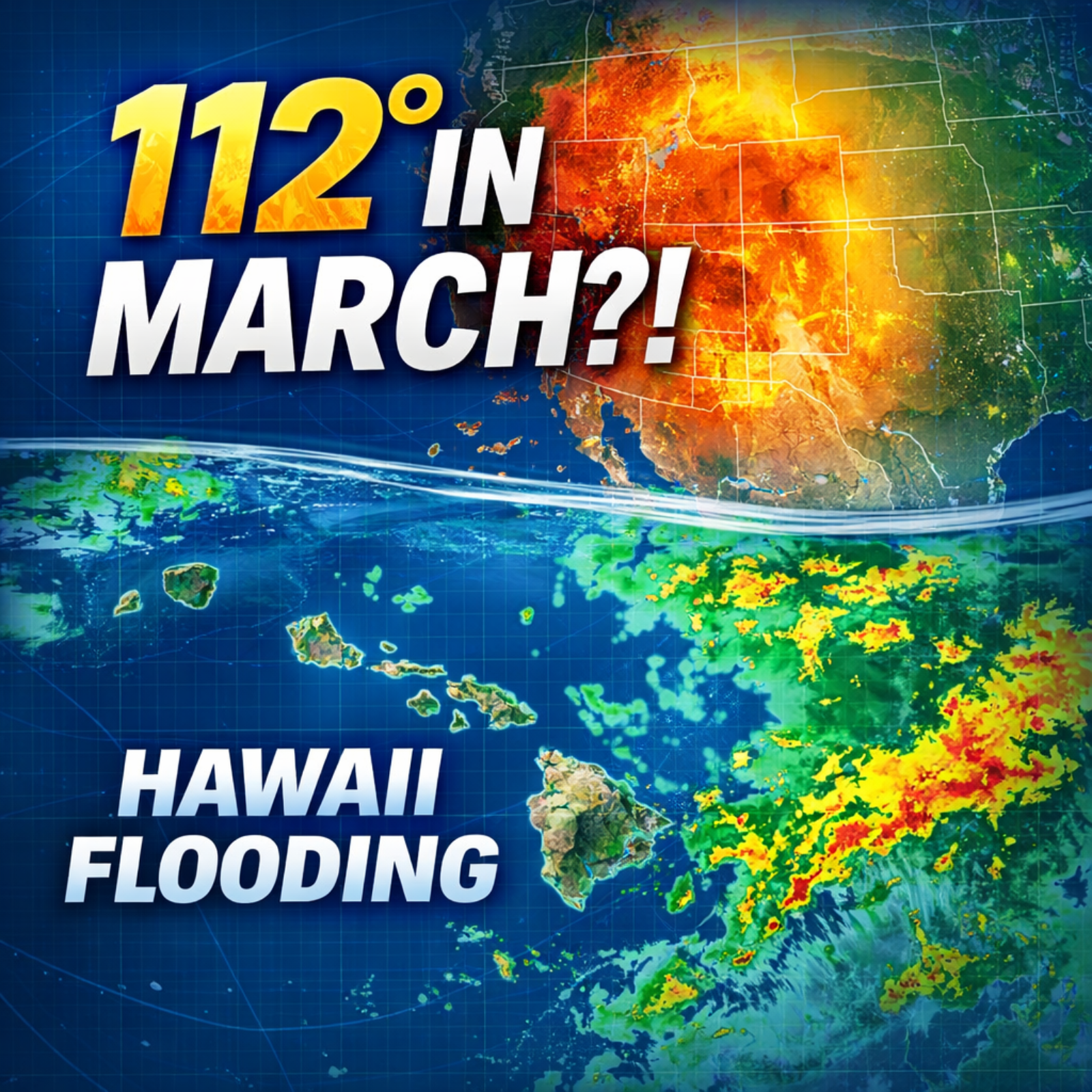 This Should NOT Be Happening in March… 112° Heat + Hawaii Flood Disaster
