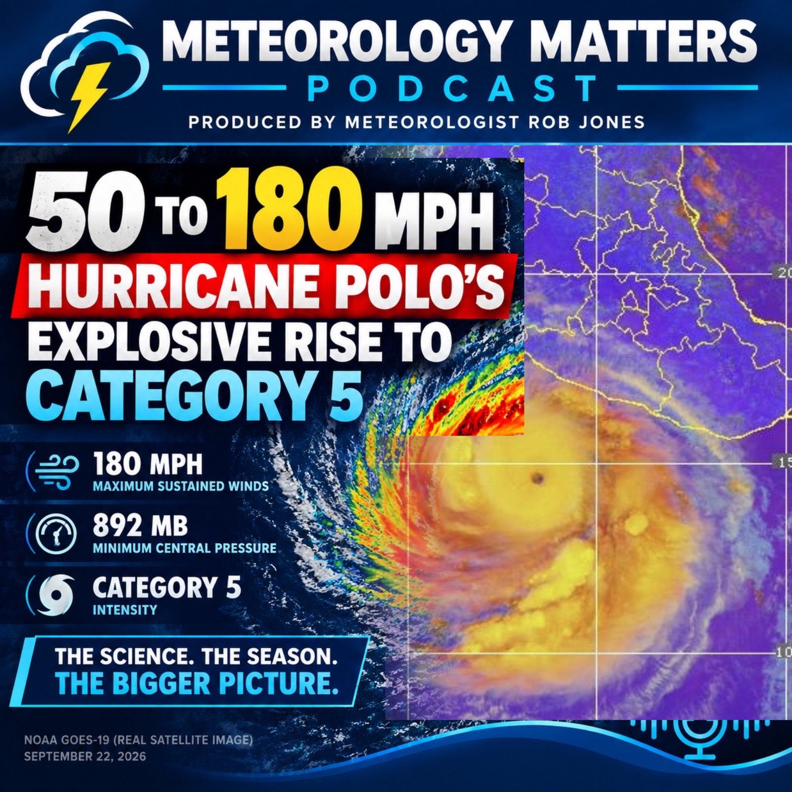 50 to 180 MPH: Hurricane Polo’s Explosive Rise to Category 5