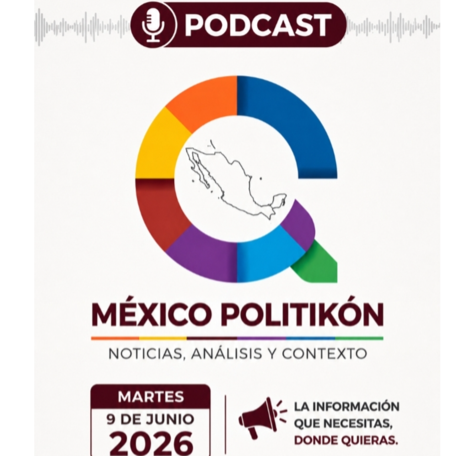 México Polítikon noticias 09 de junio 2026 episode artwork