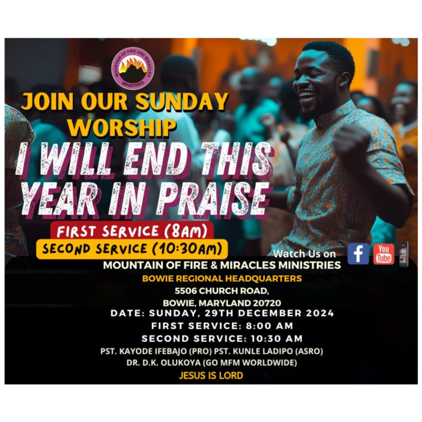 MFM BOWIE SUNDAY SERVICE 