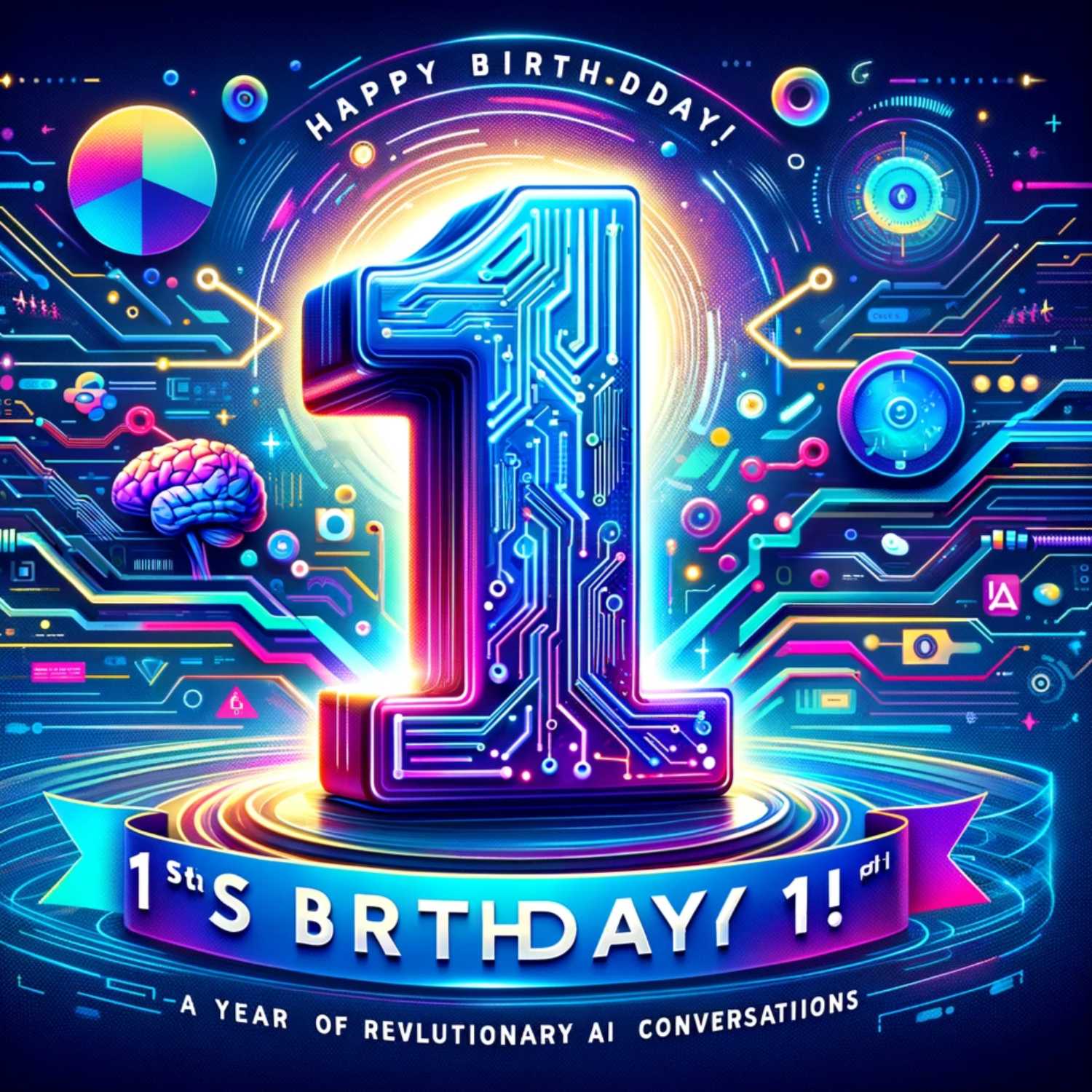 🎉 ChatGPT Turns 1: A Year of Revolutionary AI Conversations! 🤖🎂