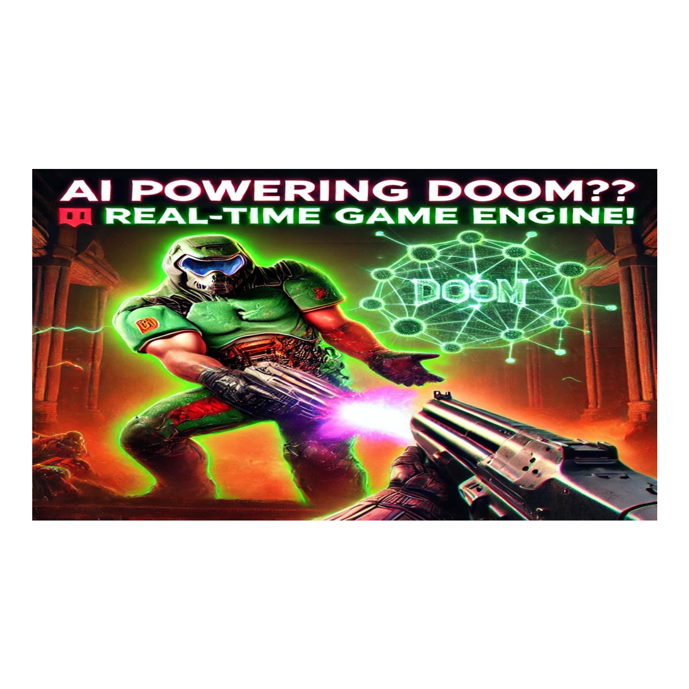 AI Powering DOOM?! 🤯 Real-Time Game Engine!