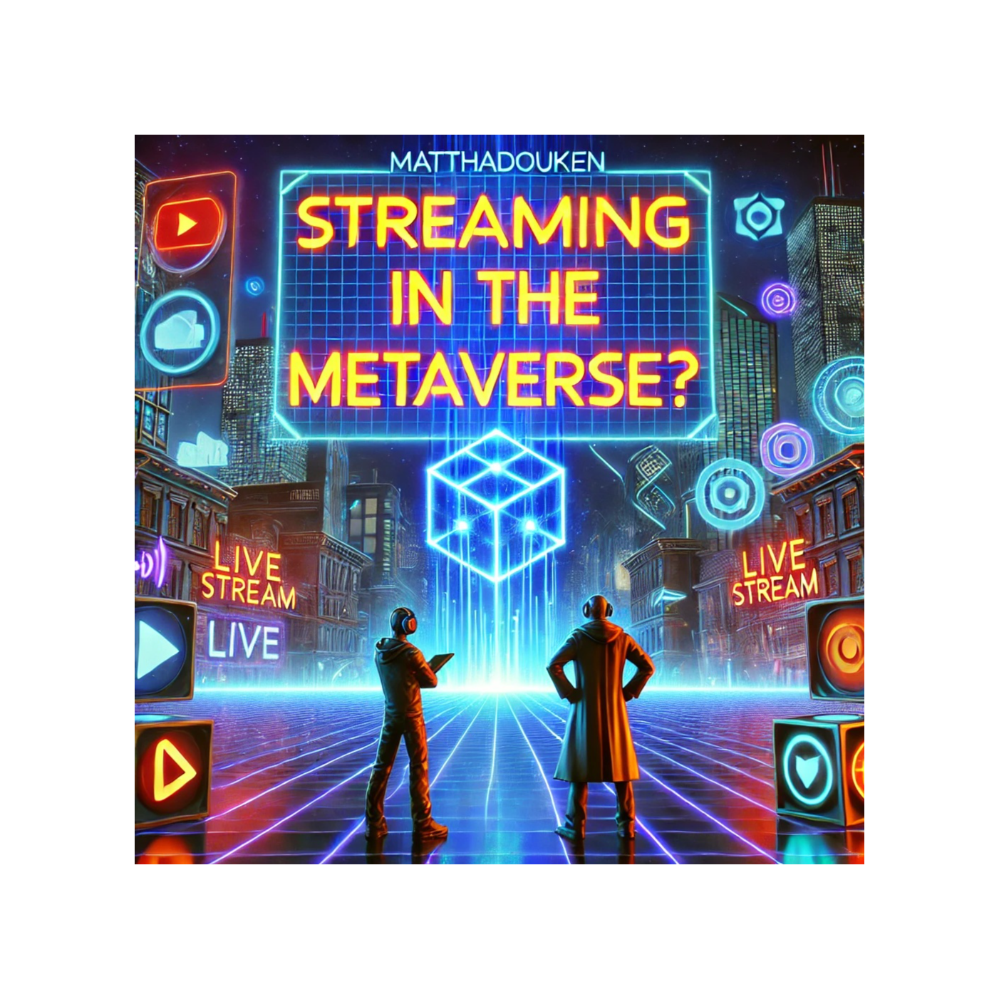 What will happen when we stream in the metaverse_ Find out with Matthadouken and The Professor!