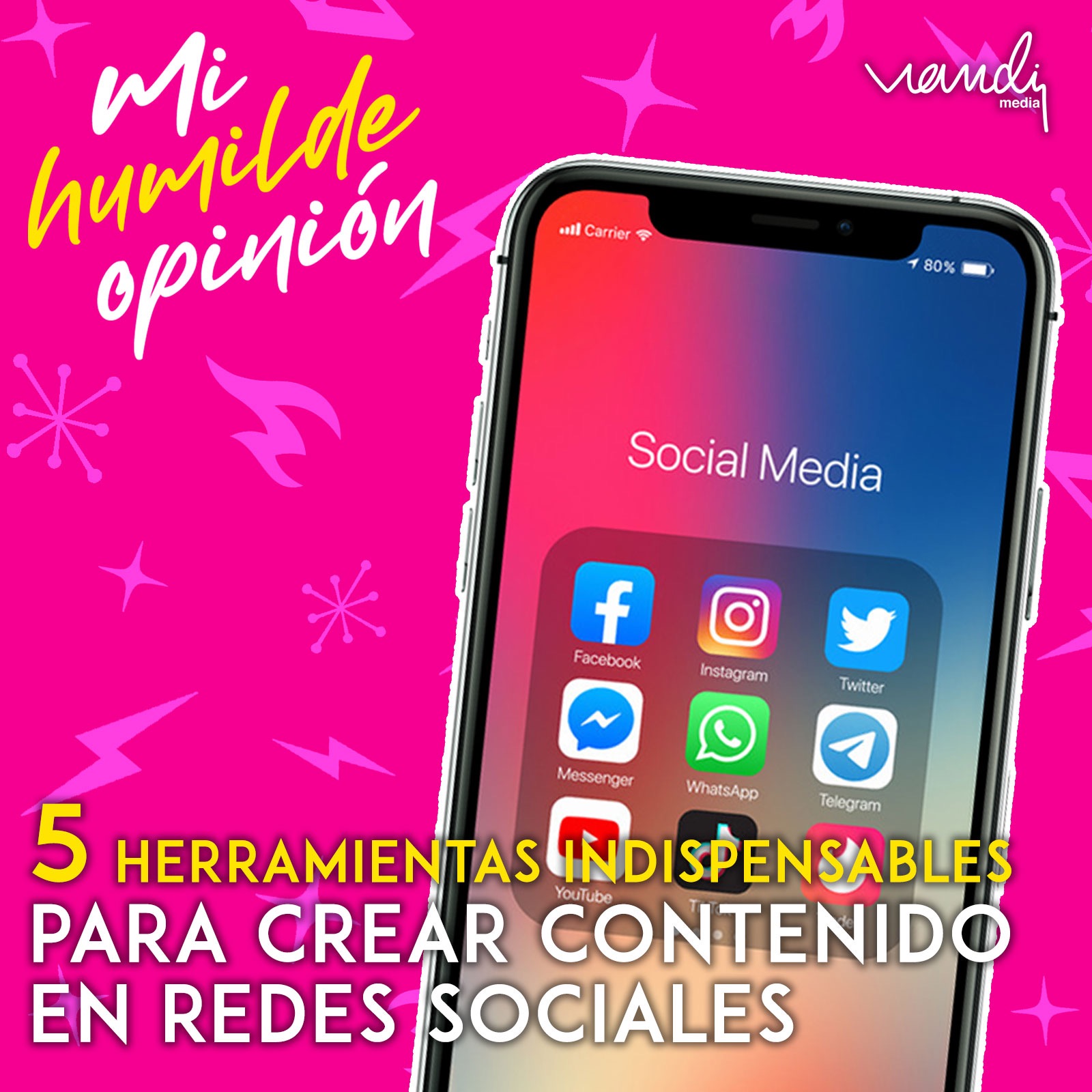 5 Herramientas indispensables para crear contenido en redes sociales