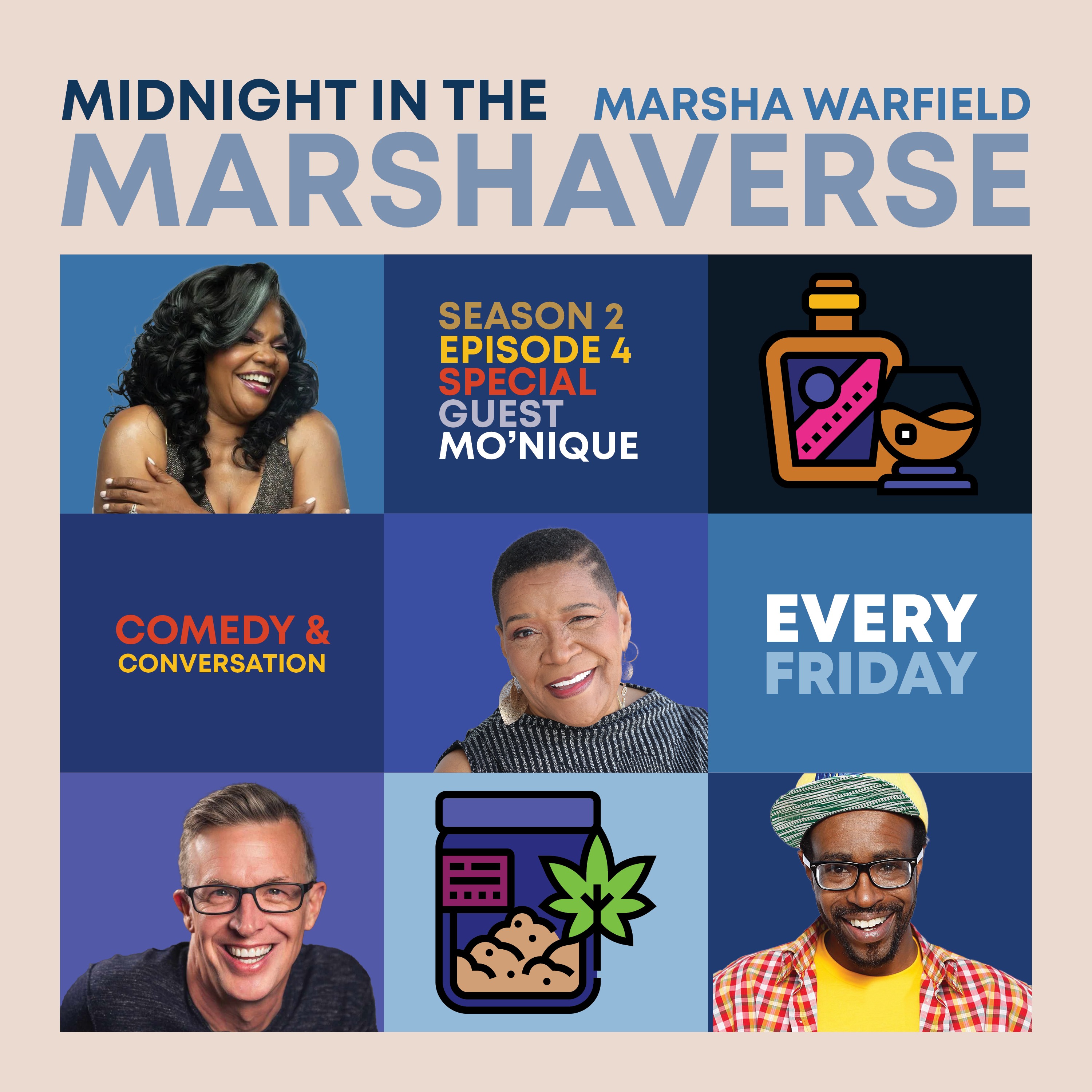 Midnight in the Marshaverse Se2 Ep4 "Marshaverse welcomes Mo'Nique"
