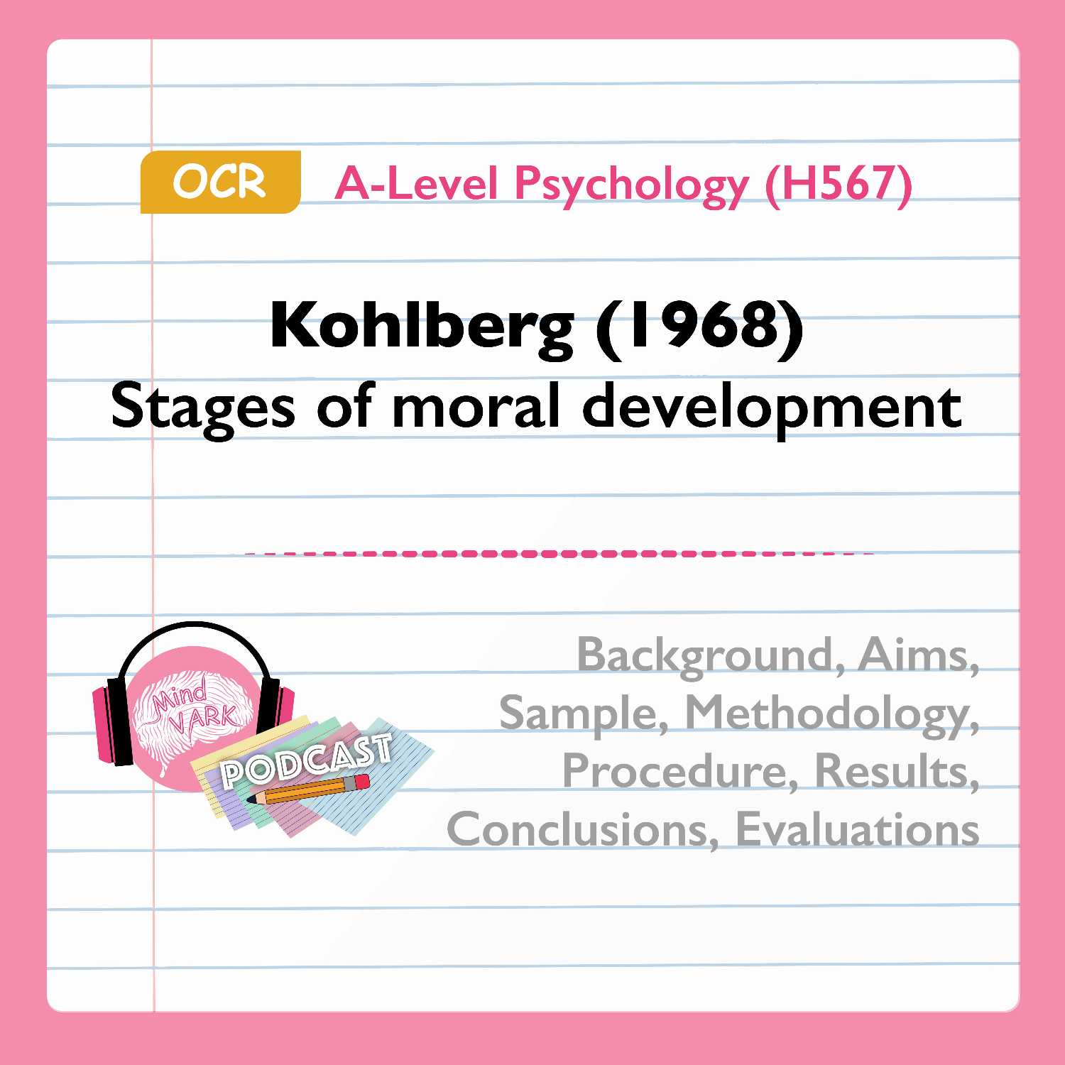 Kohlberg (1968) Stages of moral development
