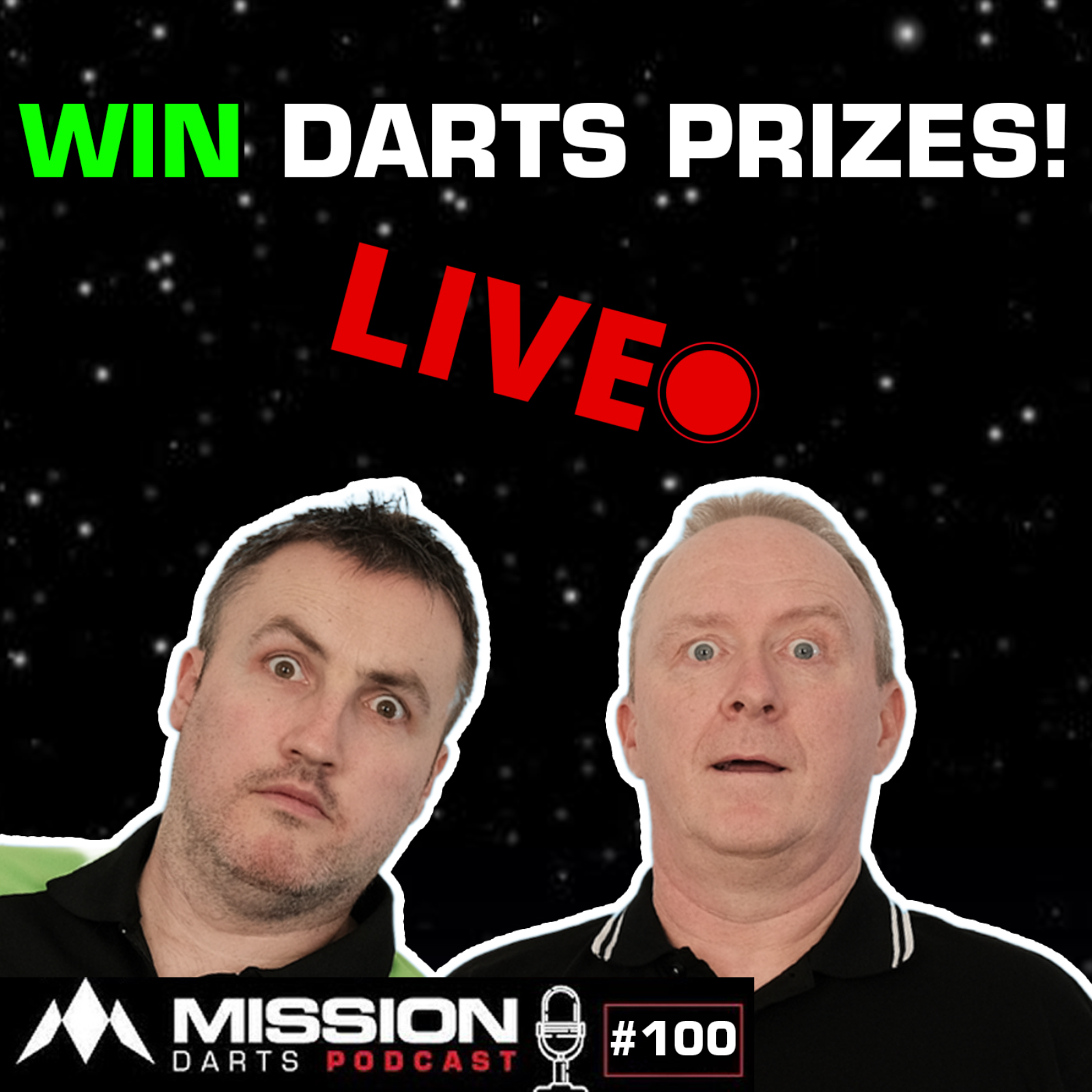 WIN DARTS PRIZES - LIVE PODCAST EPISODE 100! episode artwork