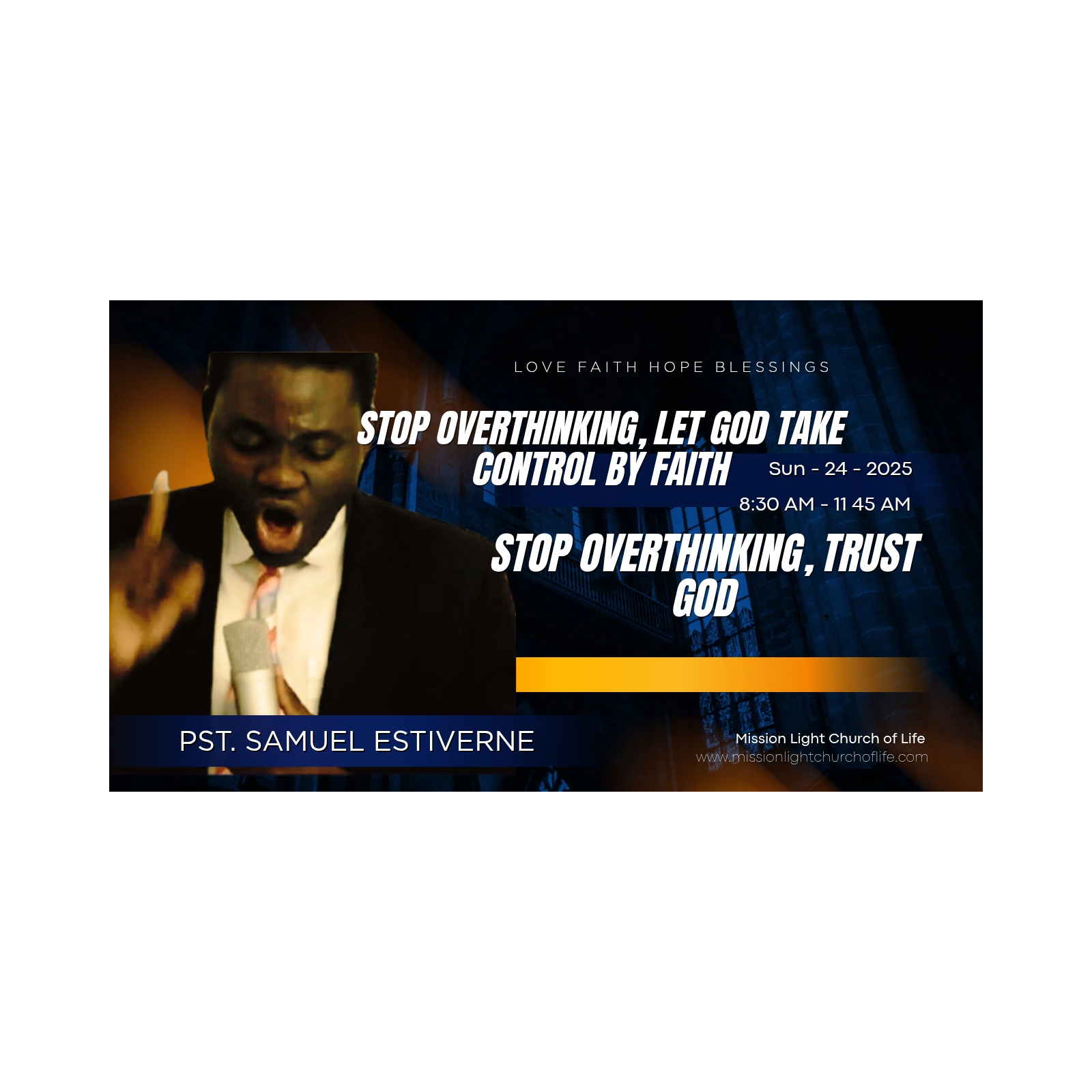 Stop Overthinking, Let God Take Control by Faith