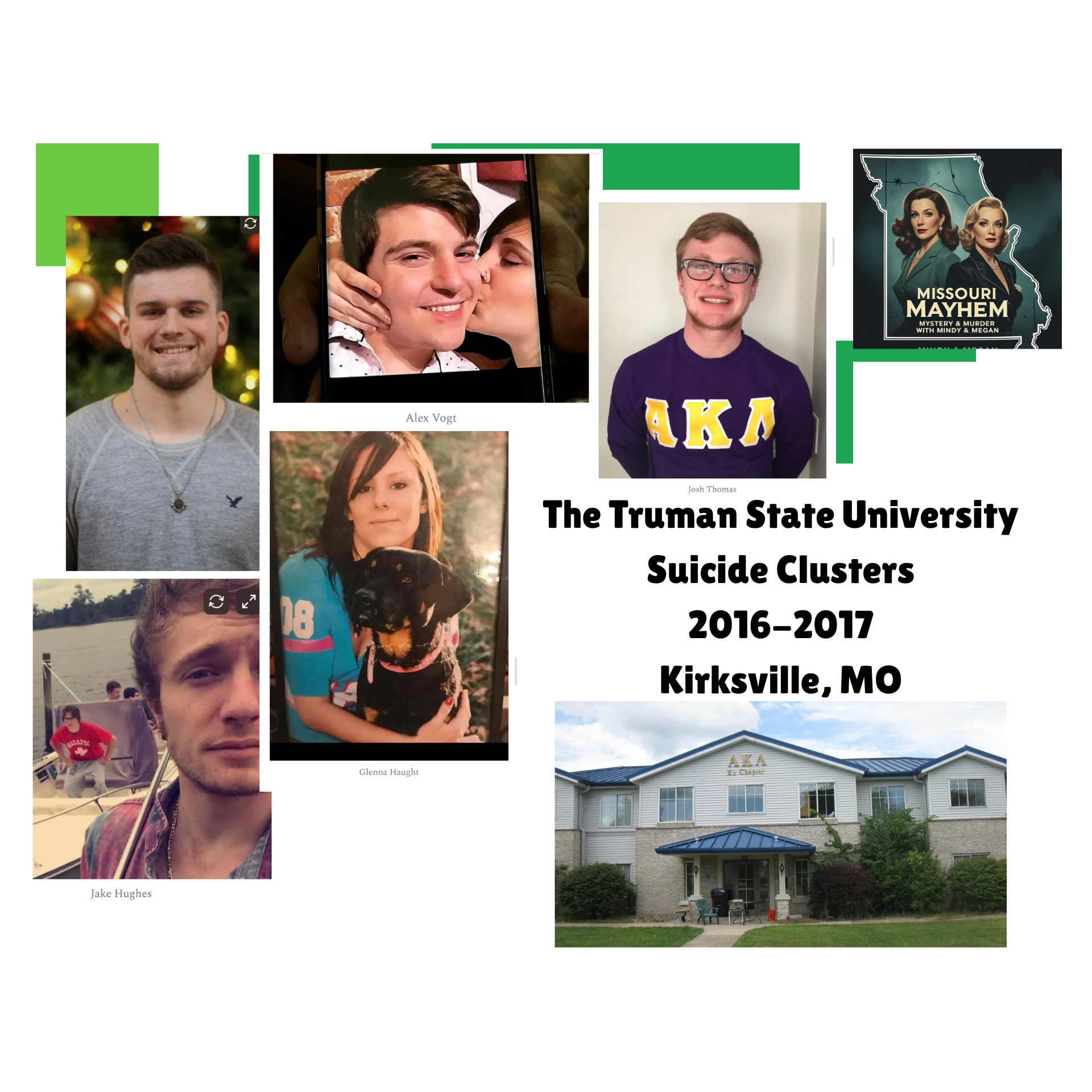 The Truman State University Suicide Cluster - Kirksville, MO 2016-17 episode artwork