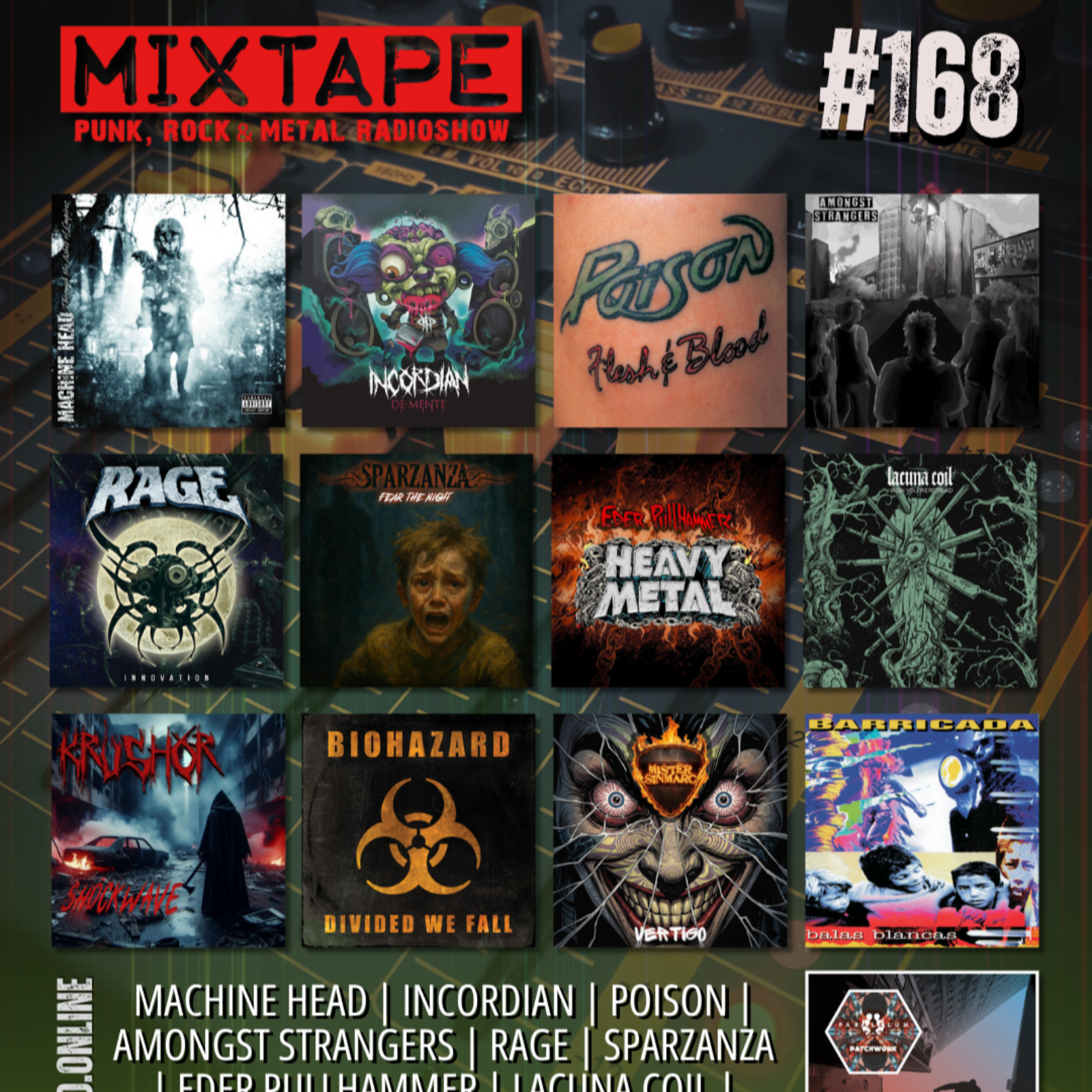Mixtape Radio #168 - Punk, Rock & Metal Radioshow